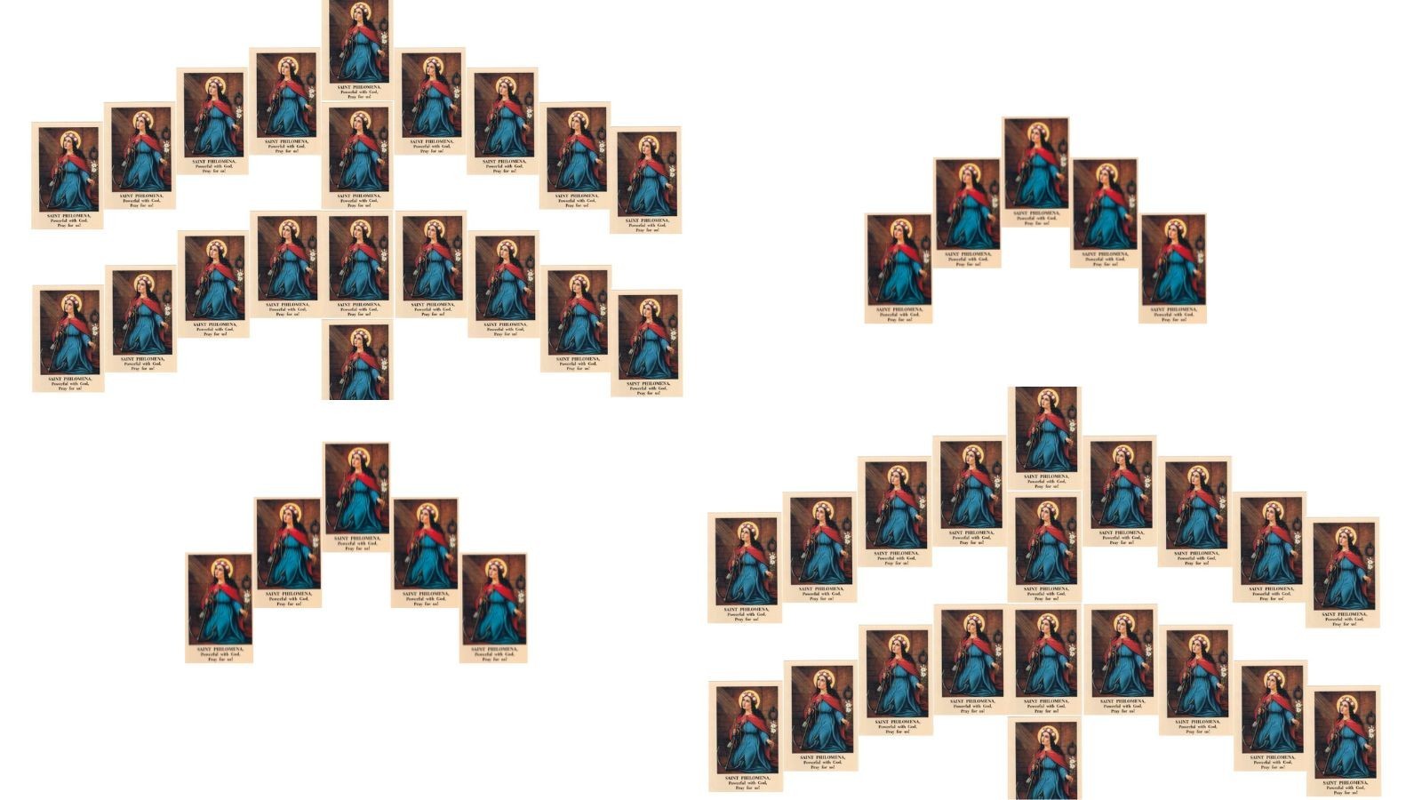 Saint Philomena Novena Prayer Card 50 Pack  #PC-65