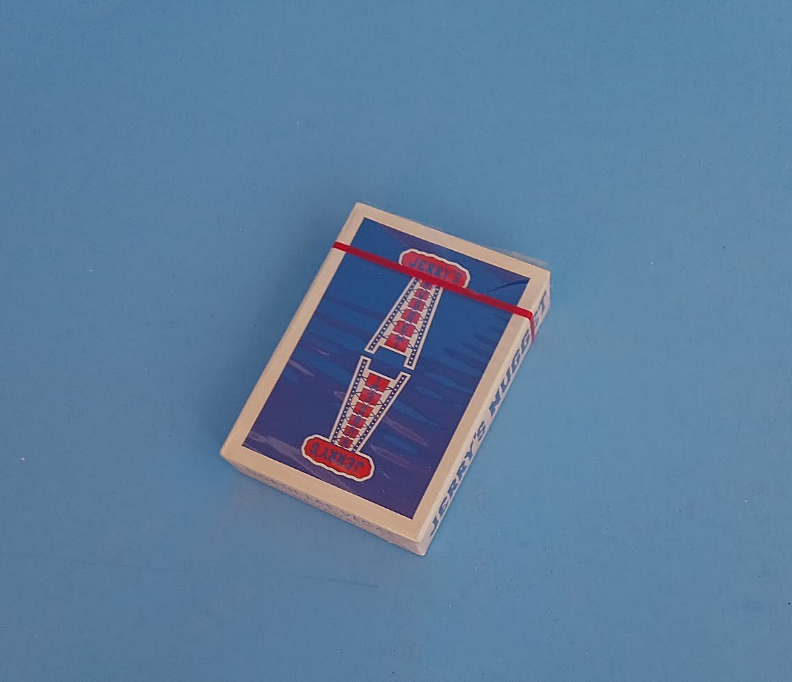 Authentic Jerry's Nugget Blue Deck Playing Cards