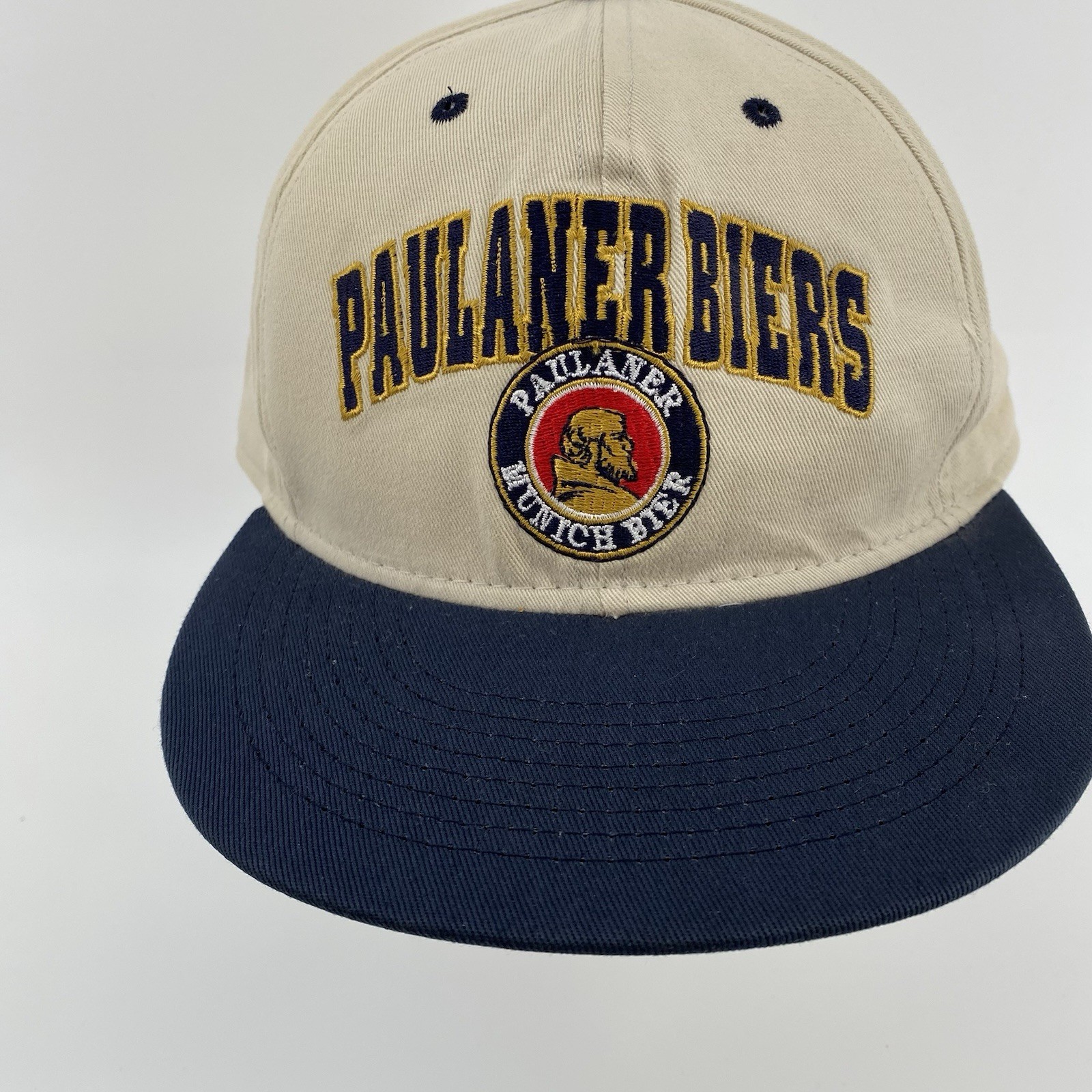 VTG Paulaner Biers Munich Bier BEER Hat Size 7 3/4 Pro Model - Never Worn RARE