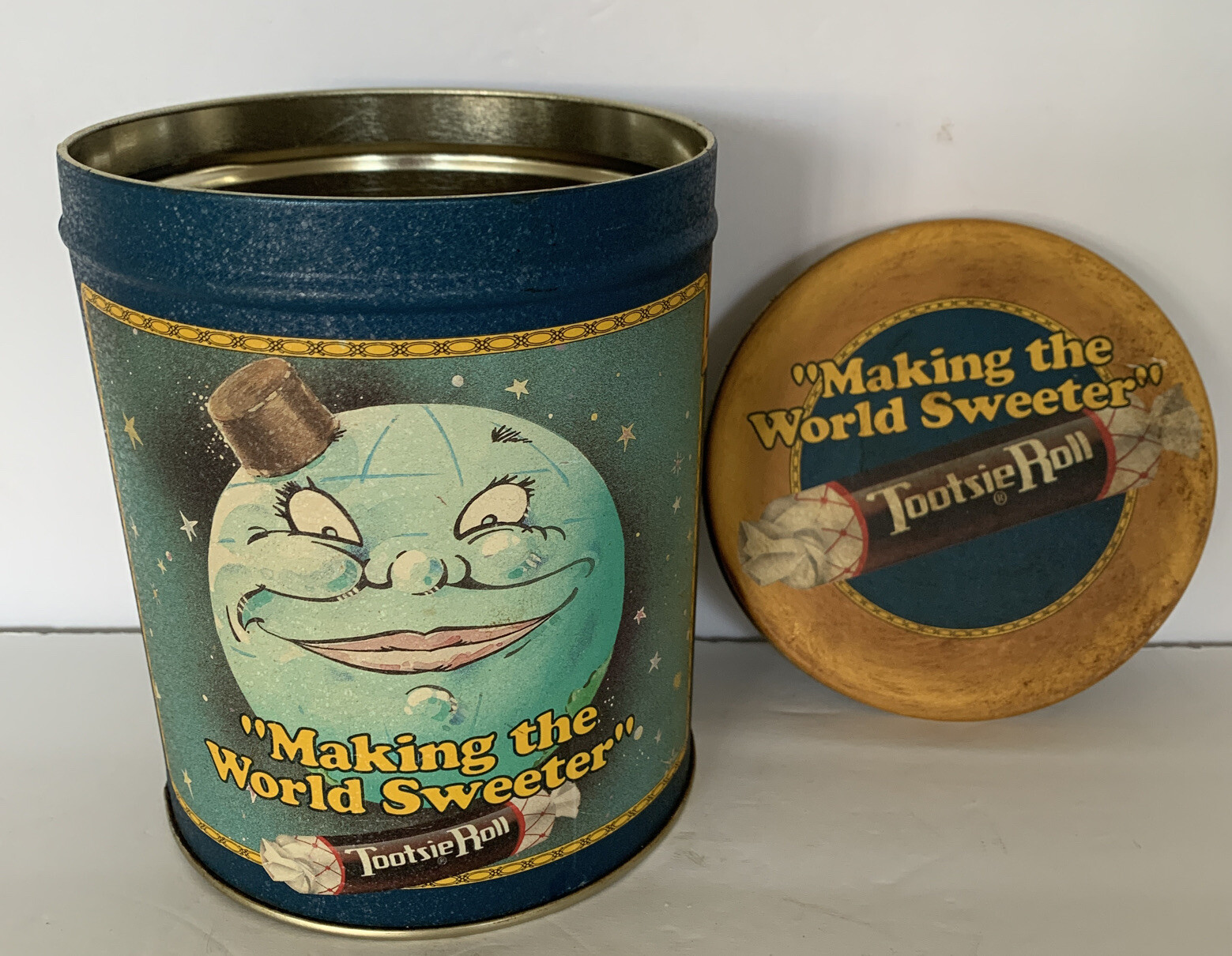 Tootsie Roll Tin Limited Edition 2000 Making The World Sweeter Vintage Tin