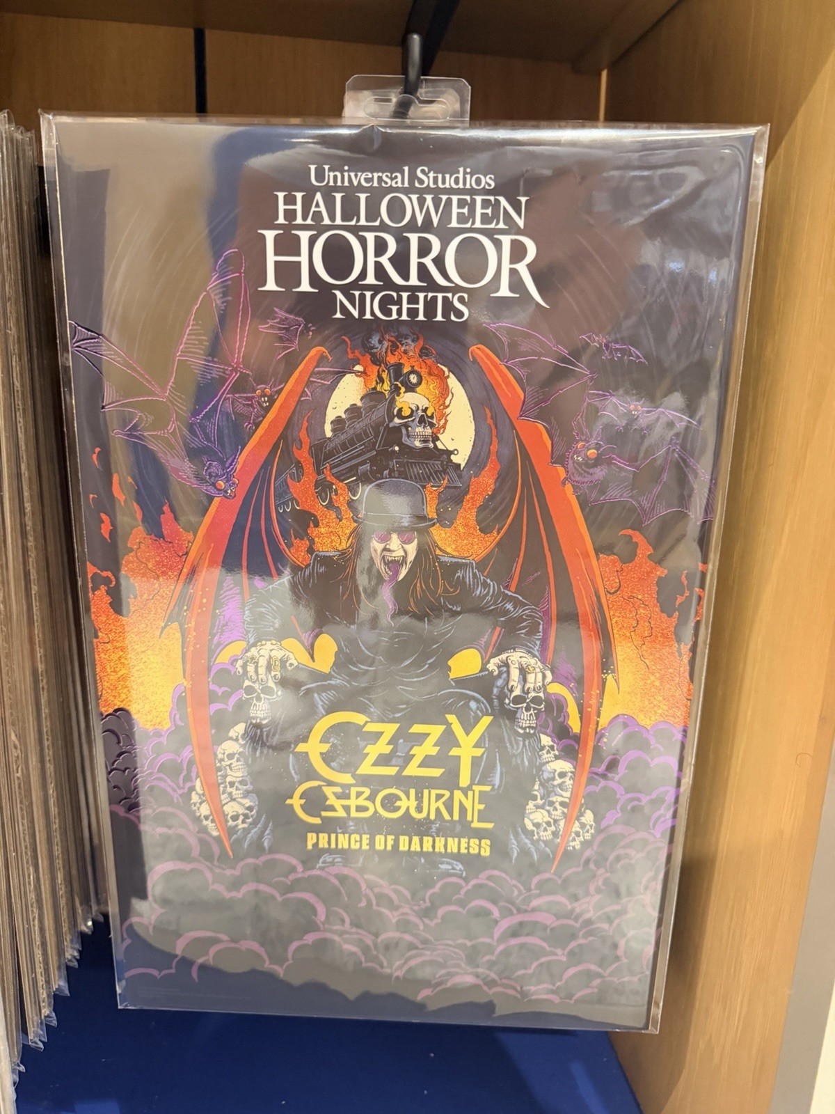 Universal HHN Halloween Horror Nights 2026 Ozzy Osbourne Exclusive Poster Universal HHN Halloween Horror Nights 2026 Ozzy Osbourne Exclusive Poster