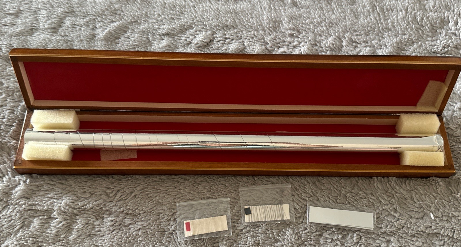 Wonder Wire Infinite Wire Illusion W/ Tube Extras Wooden Display Case Vintage