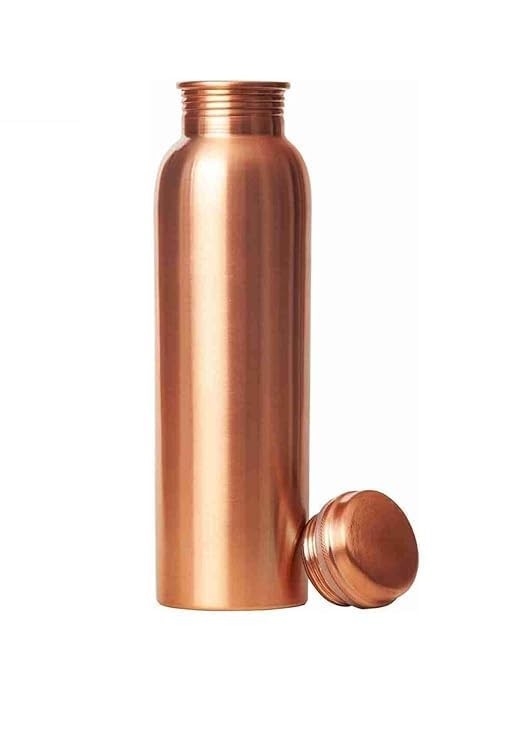 100% Copper Water Bottle Leak Proof for dining (1 LTR)