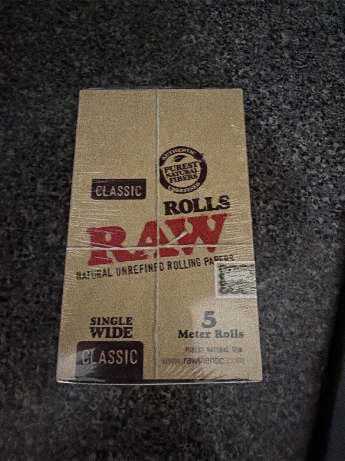 Raw Classic Rolls Single Wide 5 Meter 24 Pack Raw Classic Rolls Single Wide 5 Meter 24 Pack