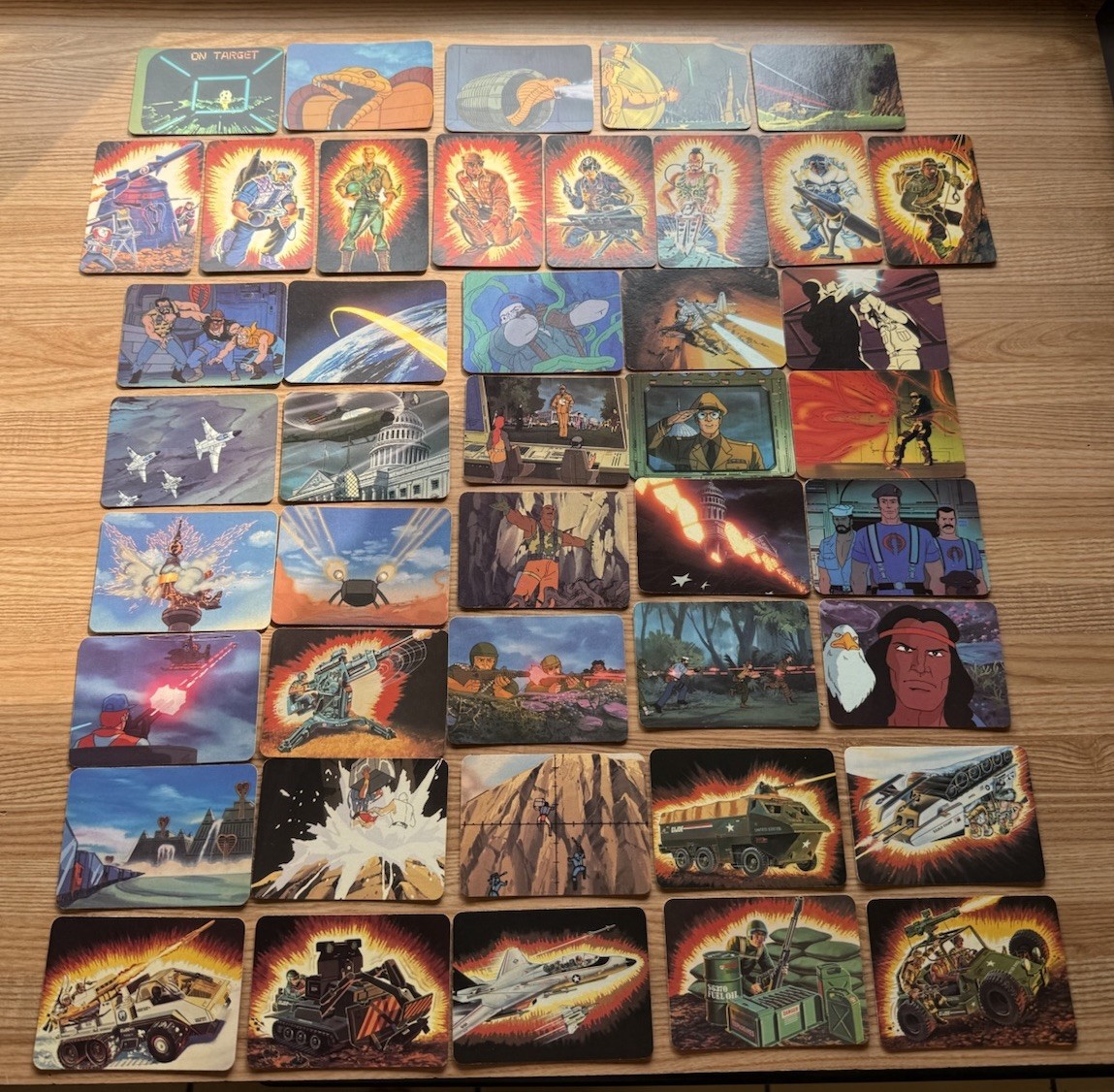 G.I. Joe 1986 Trading Cards lot (43) cards - Excellent condition Check Pictures G.I. Joe 1986 Trading Cards lot (43) cards - Excellent condition Check Pictures