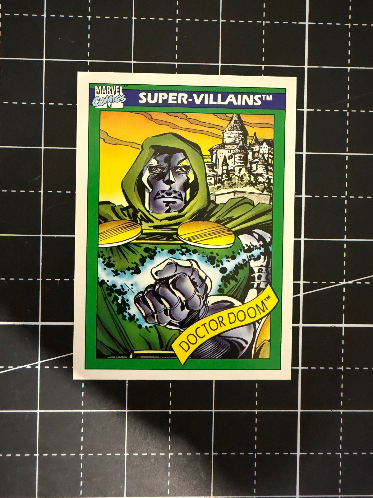 1990 IMPEL MARVEL UNIVERSE SERIES ONE DR. DOOM CARD #60