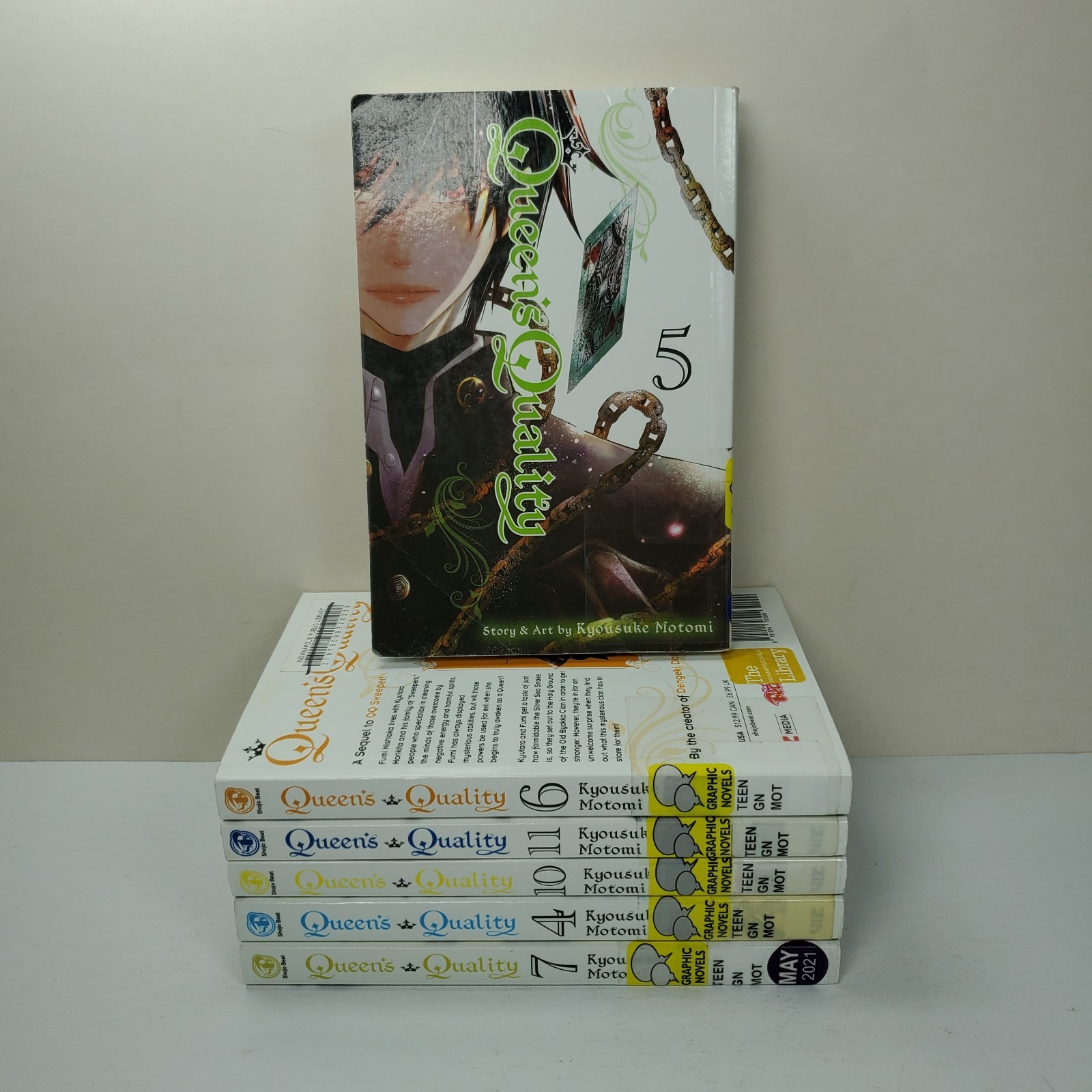 Queen's Quality Volumes 4 5 6 7 10 11 English Manga Lot  Motomi Set