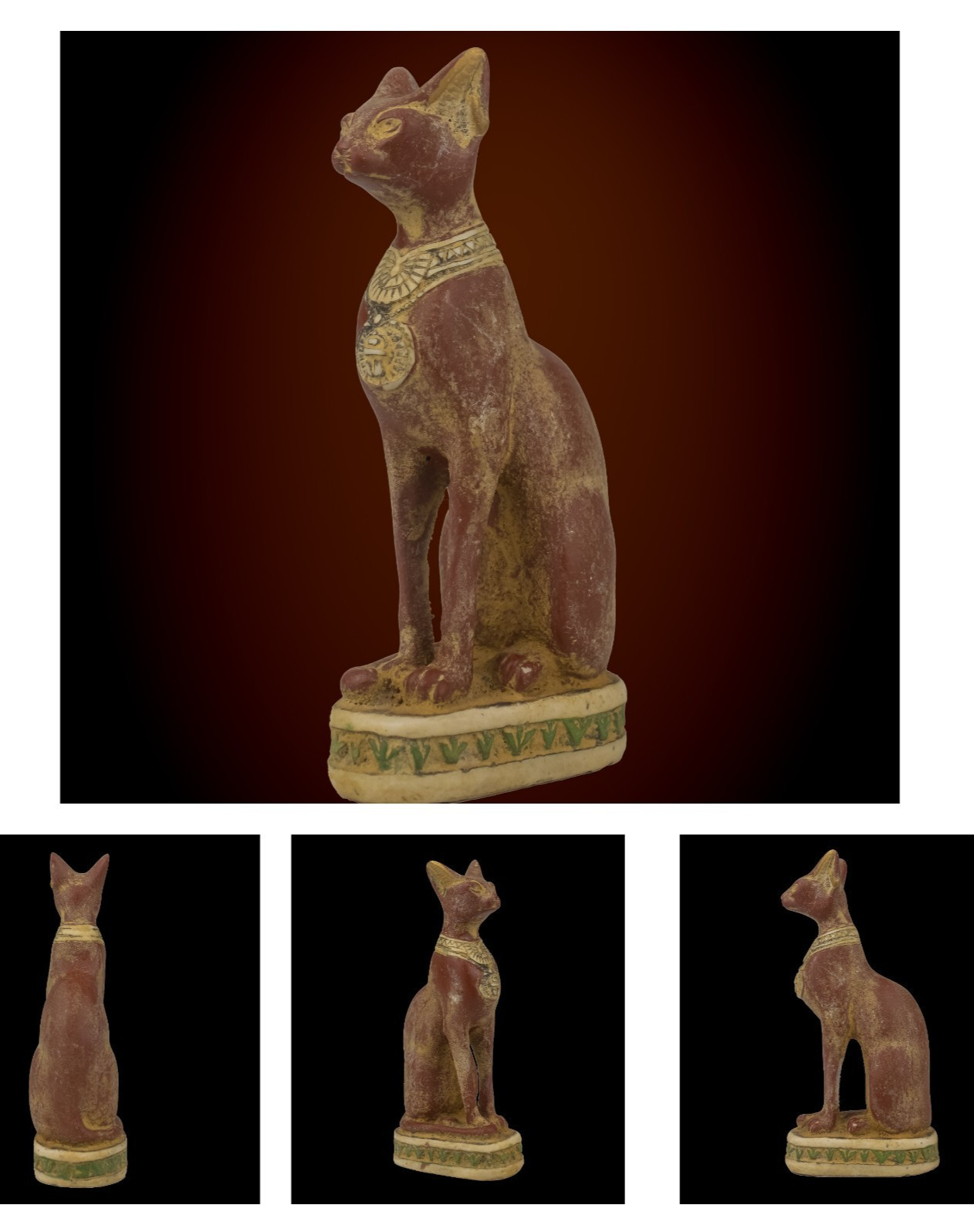 Authentic Ancient Egyptian Antiques Bastet Cat Statue Sacred Feline Artifact BC