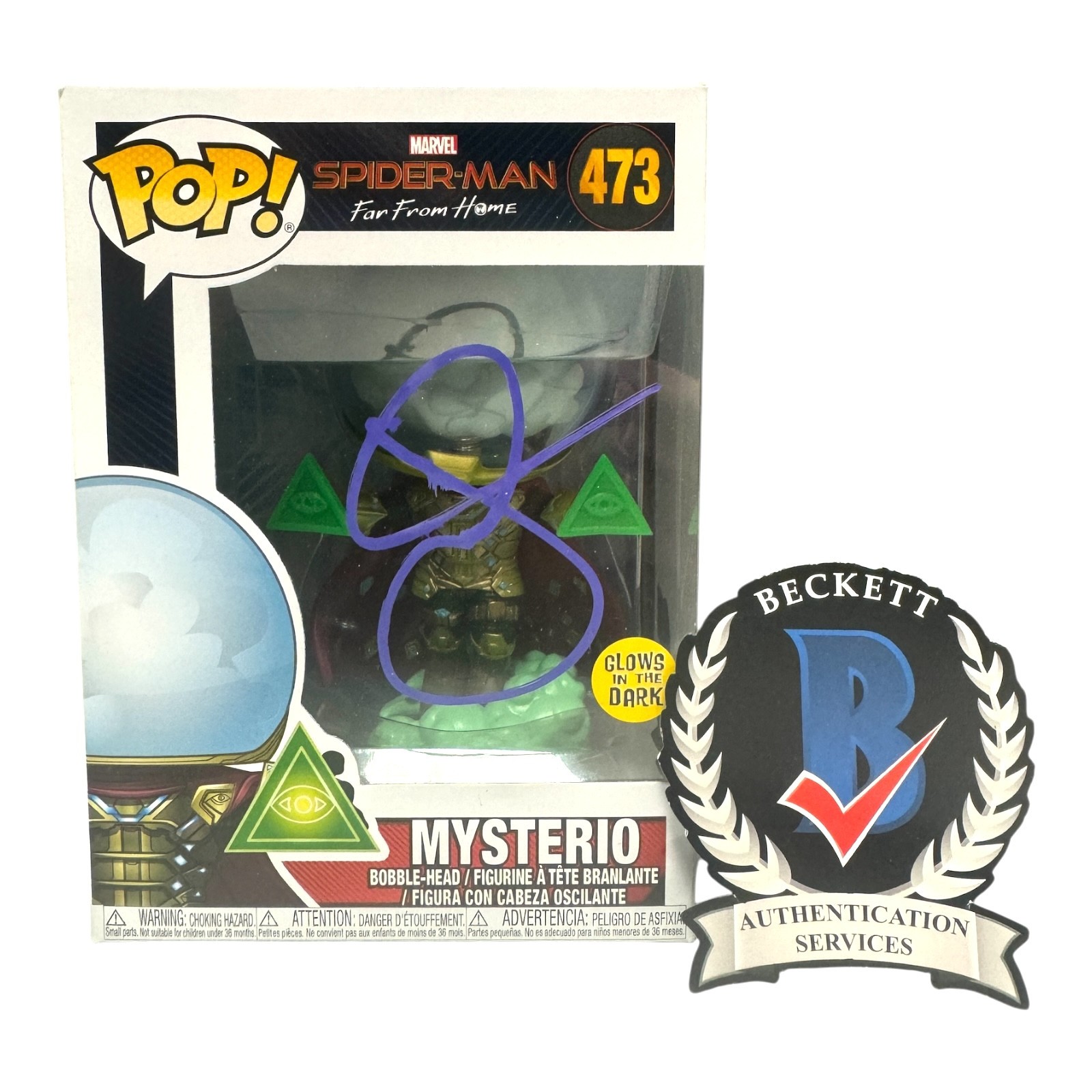 Jake Gyllenhaal Signed Autograph Spider-Man Far From Home Funko Pop 473 Beckett