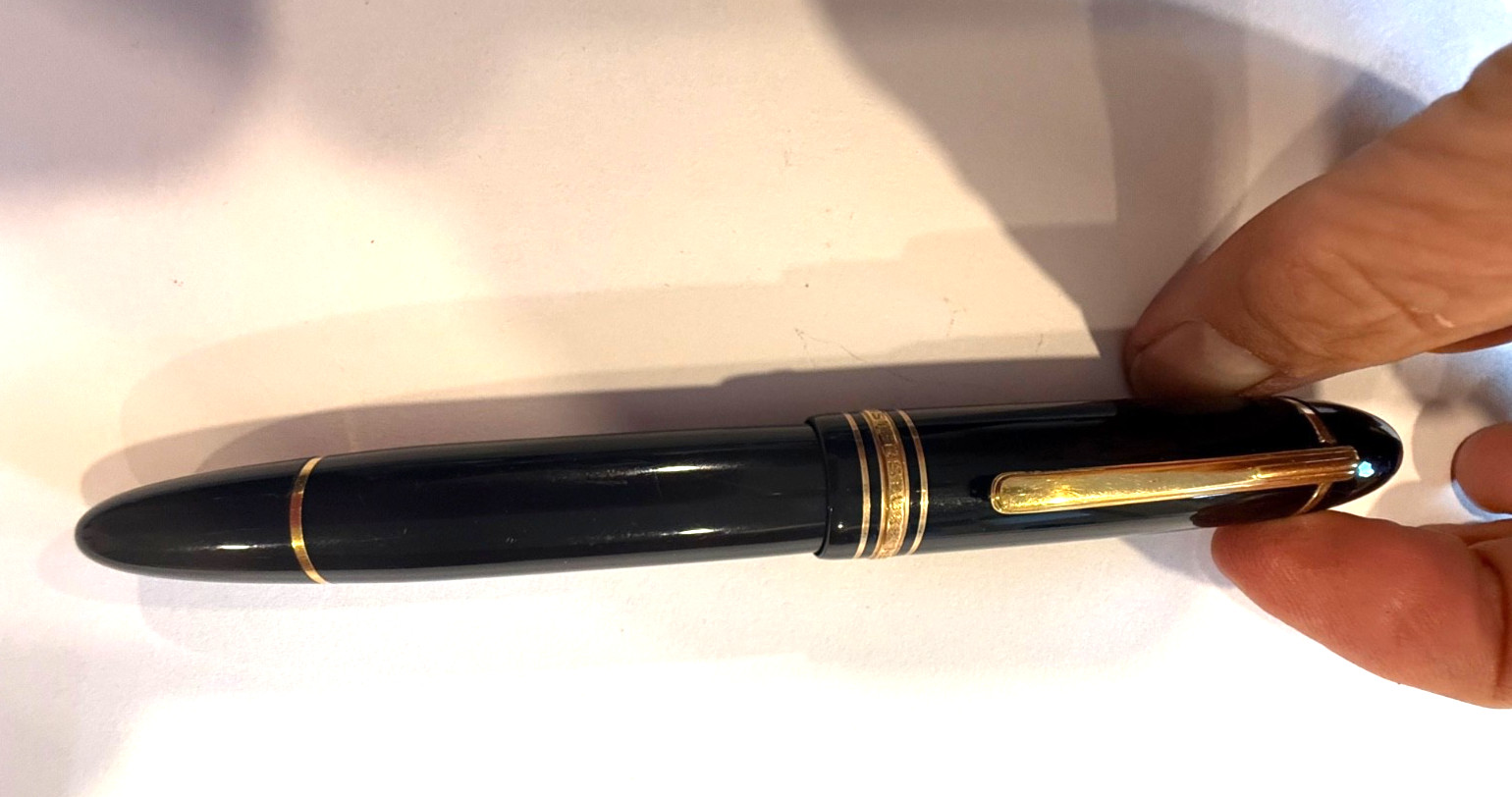 Vintage Montblanc Meisterstuck 149 Fountain Pen - Late 1980s 14K 585 Gold Nib Vintage Montblanc Meisterstuck 149 Fountain Pen - Late 1980s 14K 585 Gold Nib