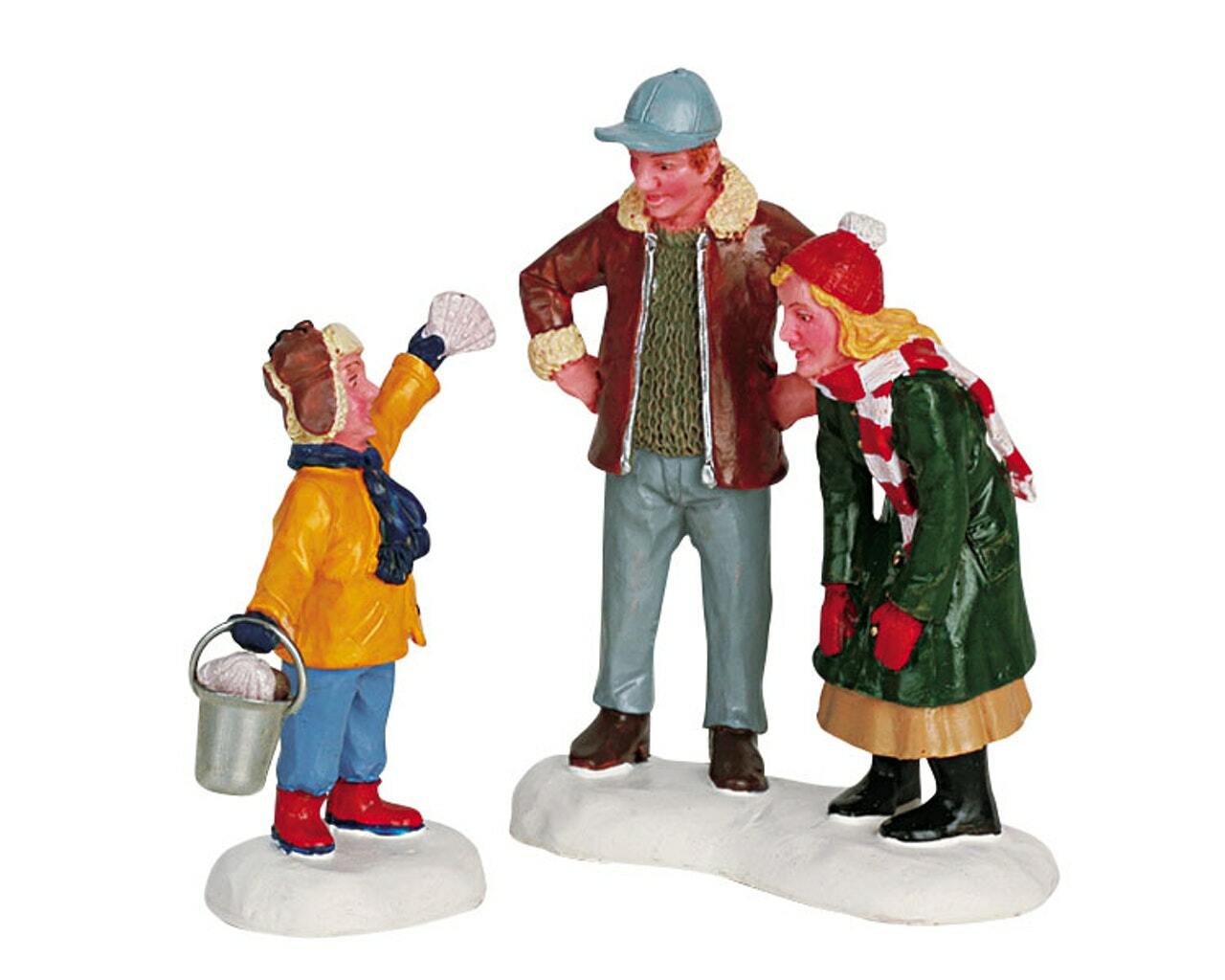 Lemax 2006 Look What I Found Set of 2 Holidays Seasons #62258 Seashell Outdoor