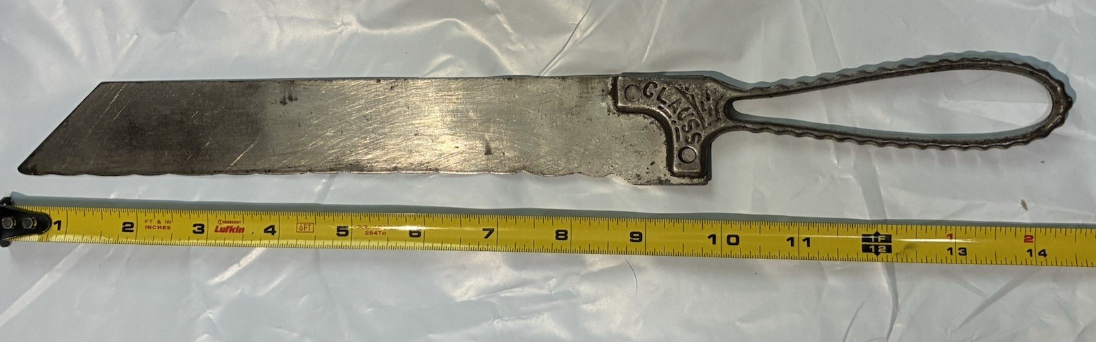 Vintage Clauss Fremont Ohio Serrated Bread Cake Kitchen Knife USA 14 inch Vintage Clauss Fremont Ohio Serrated Bread Cake Kitchen Knife USA 14 inch