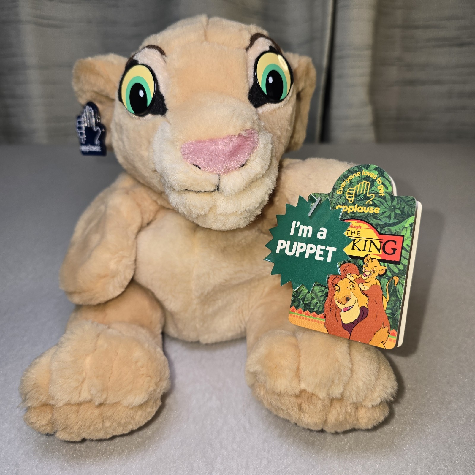 Vtg 1994 Applause Lion King NALA PUPPET Plush NWT Disney Movie #41702 NOS 8\