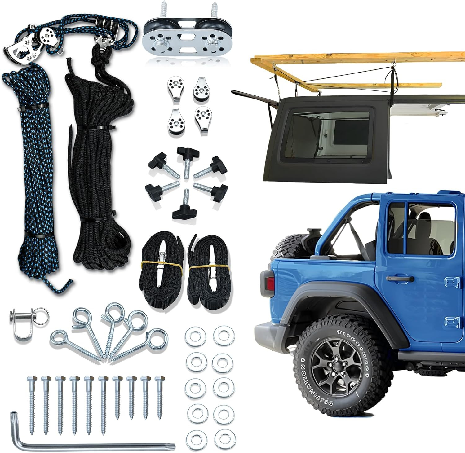 Hard Top Removal Lift for Jeep Wrangler, Top Lift Hoist for Jeep JL JK and Ford, Hard Top Removal Lift for Jeep Wrangler, Top Lift Hoist for Jeep JL JK and Ford,