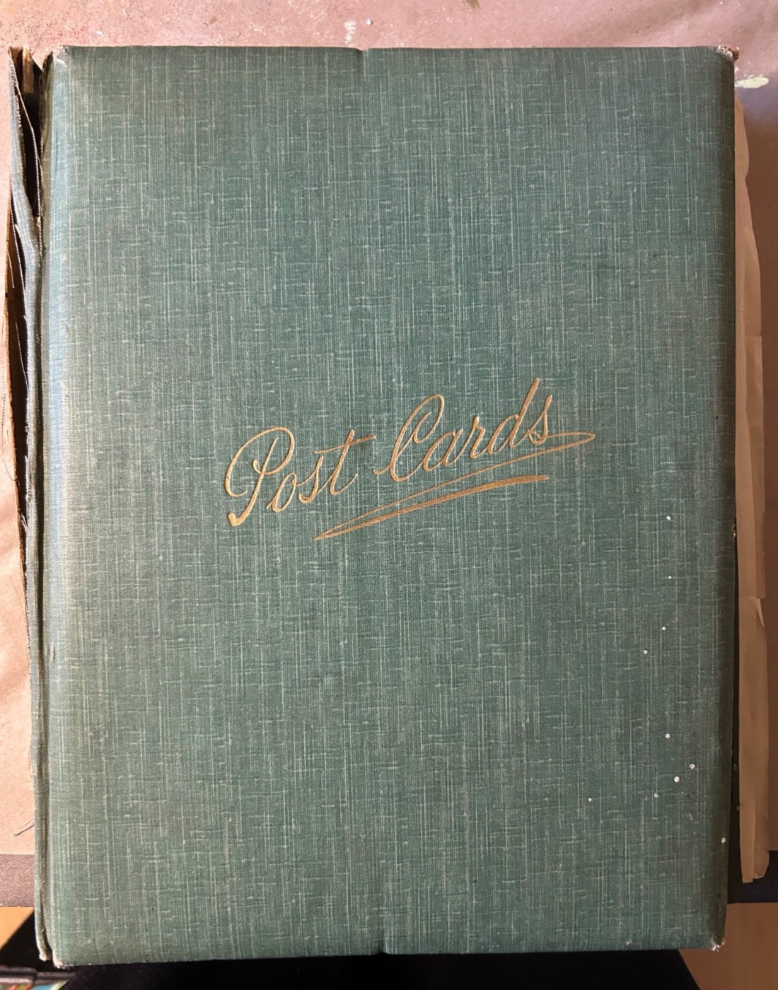 Antique Vintage Early 1900s Postcard Album w/153 Travel & Holiday Postcards Antique Vintage Early 1900s Postcard Album w/153 Travel & Holiday Postcards