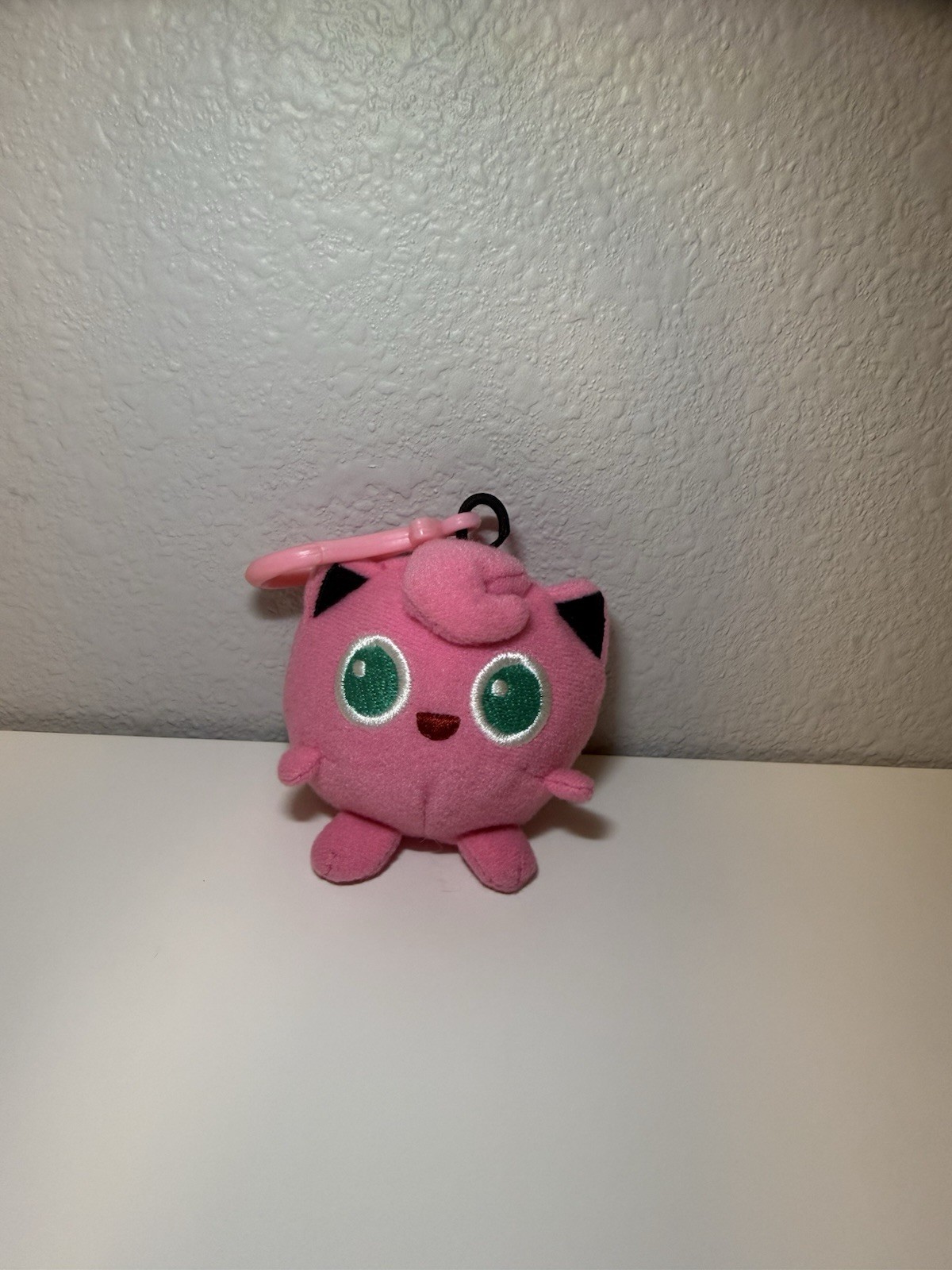 Pokemon 1998 Vintage Mini Plush Key Clip Charm #39 Jigglypuff