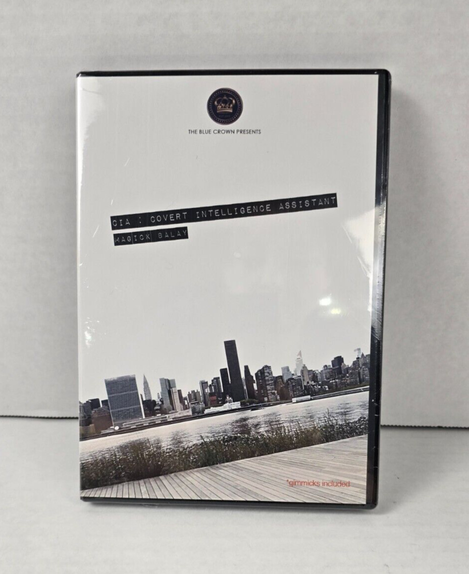 Blue Crown presents CIA: Covert Intelligence Assistant Magic DVD 2013 NOS