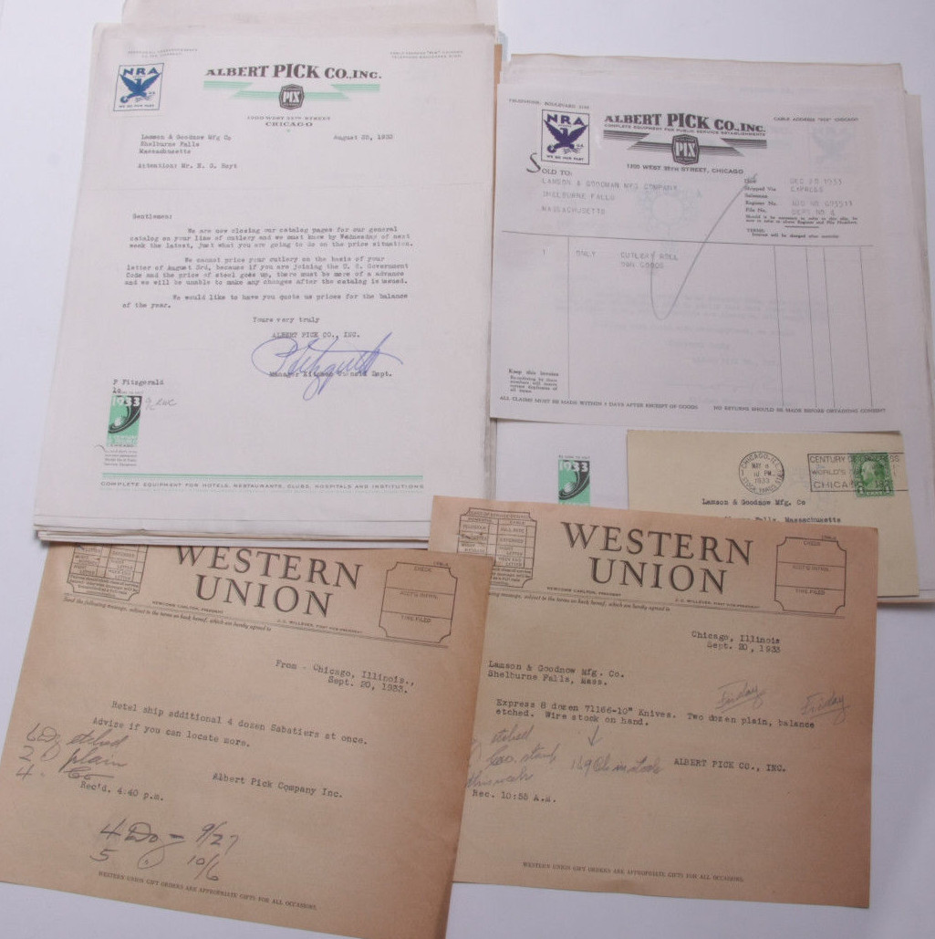1933 Lamson Goodnow Albert Pick Chicago IL Worlds Fair Postmark Ephemera L380A 1933 Lamson Goodnow Albert Pick Chicago IL Worlds Fair Postmark Ephemera L380A