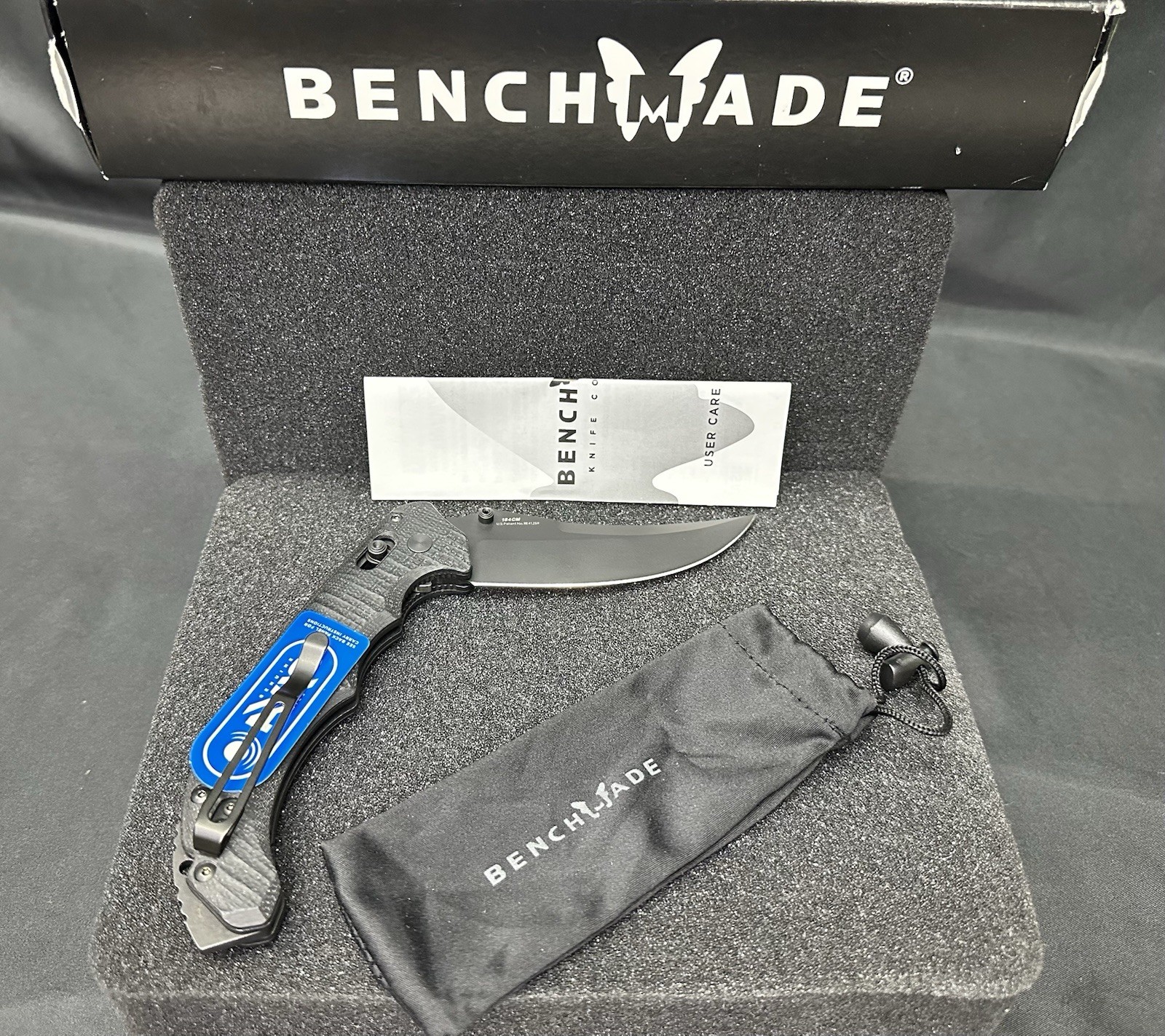 Benchmade 860BK Bedlam AXIS Tactical Knife New Old Stock Rare & Discontinued