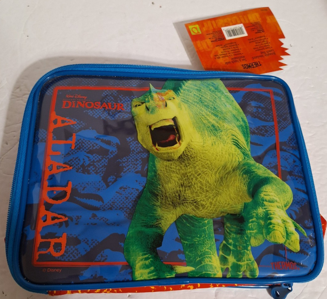 Rare Vintage 2000 Walt Disney Dinosaur Aladar Thermos Brand Lunch Box NWT Rare Vintage 2000 Walt Disney Dinosaur Aladar Thermos Brand Lunch Box NWT