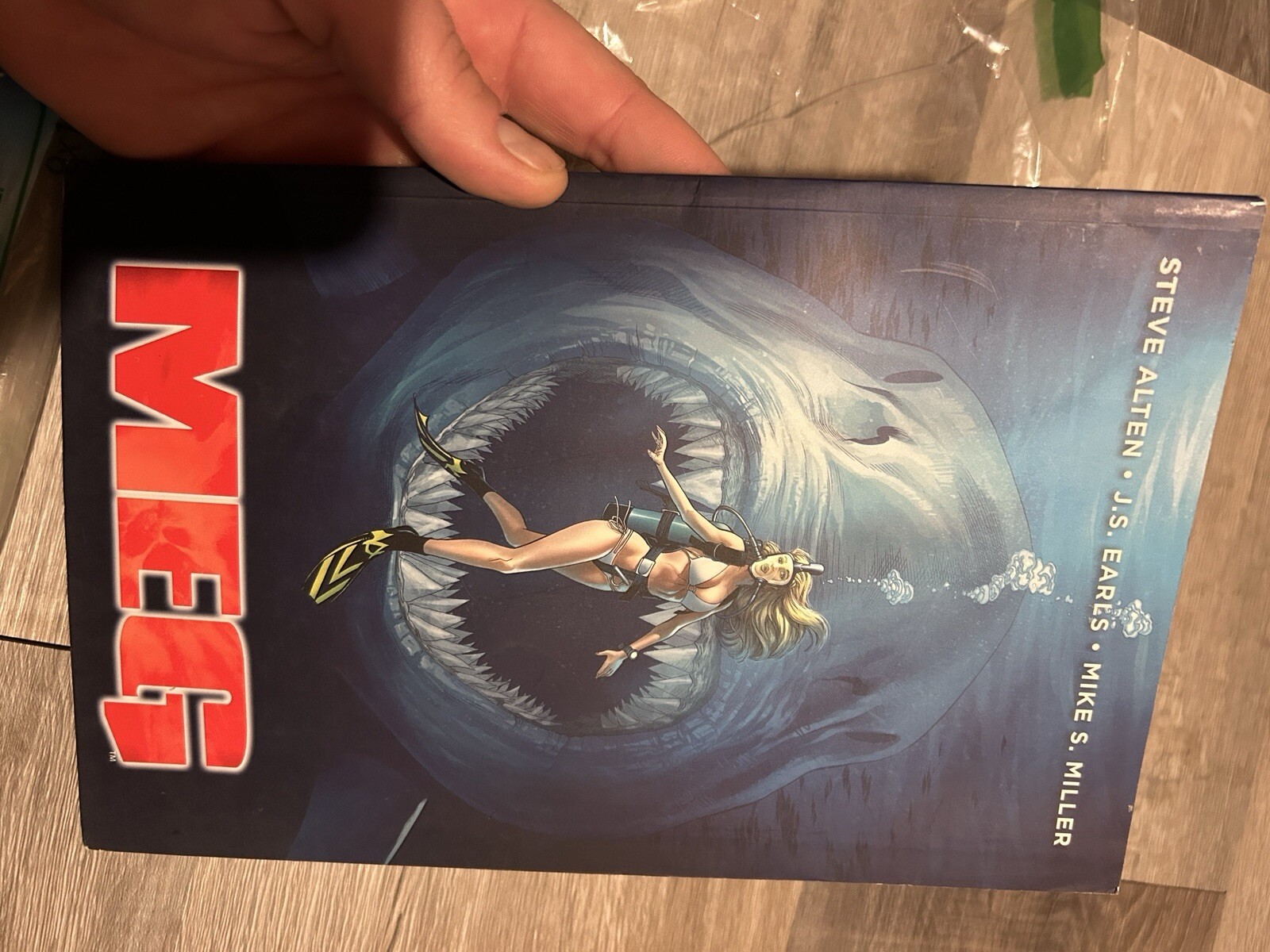 Meg -graphic Novel Steve Alten Rare. Comic Rare Megalodon Shark Jaws