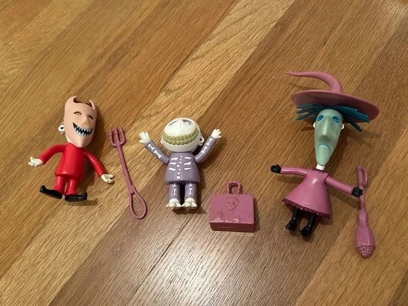 Vintage 2004 NECA The Nightmare Before Christmas - Lock, Shock, and Barrel Vintage 2004 NECA The Nightmare Before Christmas - Lock, Shock, and Barrel