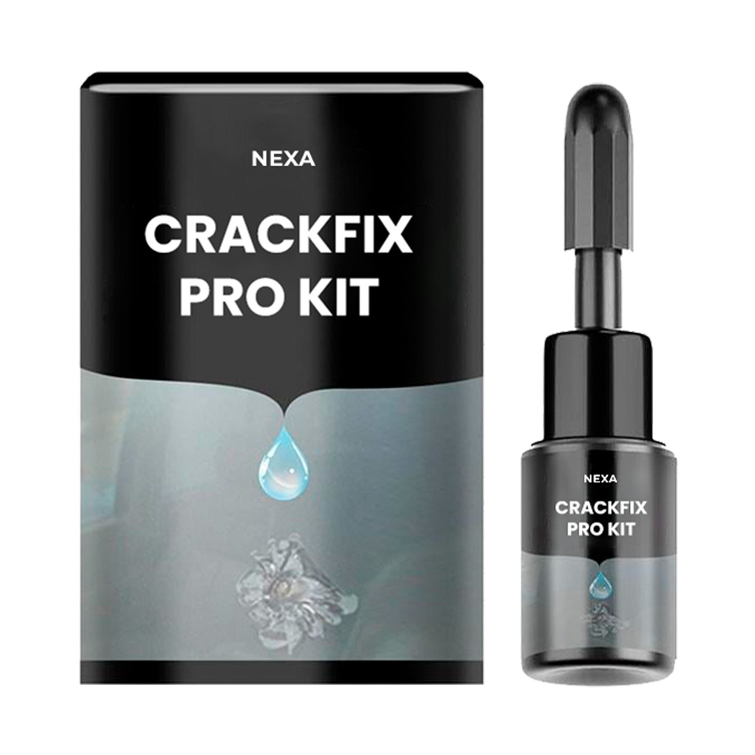 NEXA CrackFix Pro Kit – Glass Crack Appearance Kit for Windshields