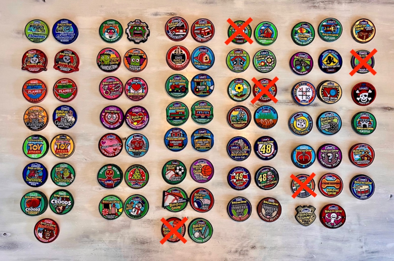 LOWE\'S Build and Grow PATCH Badge Kids Clinic - You Pick One - Your Choice $3.50