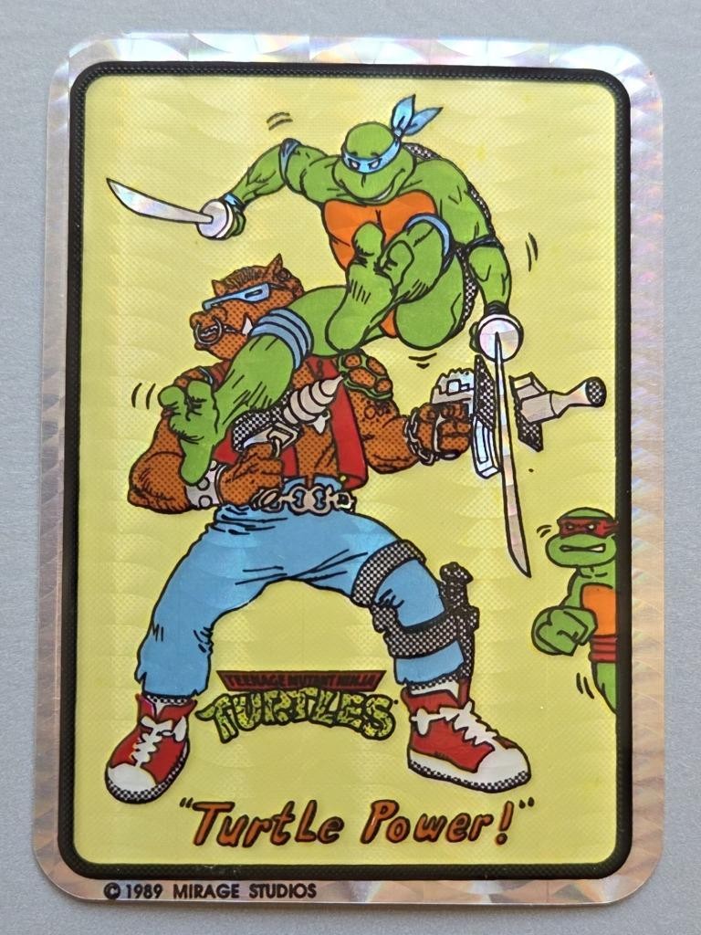 Rare VTG Prism 1989 TMNT Turtle Power Vending Machine Sticker Mirage Studios NOS Rare VTG Prism 1989 TMNT Turtle Power Vending Machine Sticker Mirage Studios NOS