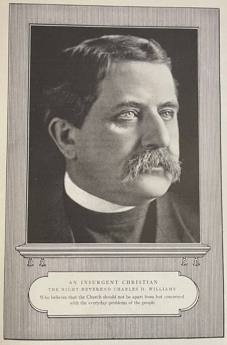 1911 Reverend Charles D. Williams Conflict Between Religion & The Church 1911 Reverend Charles D. Williams Conflict Between Religion & The Church