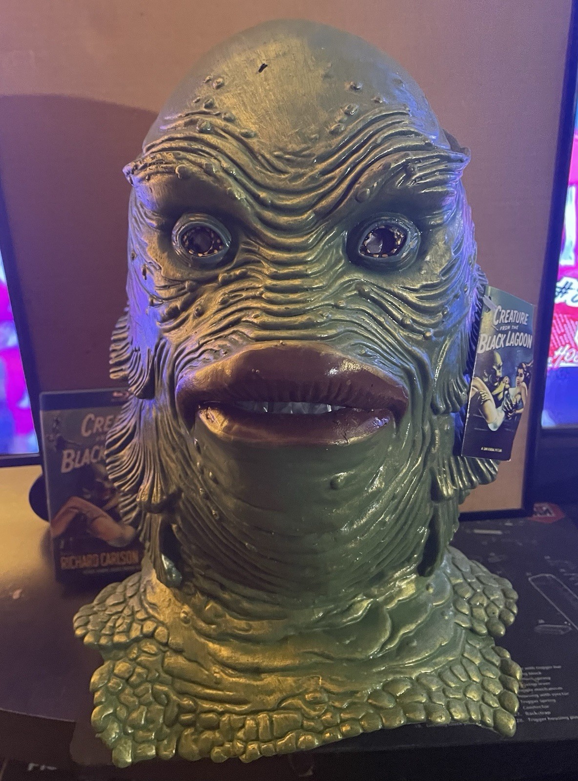 Vintage Creature From Black Lagoon Adult Rubber Mask Trick Or Treat Studios New
