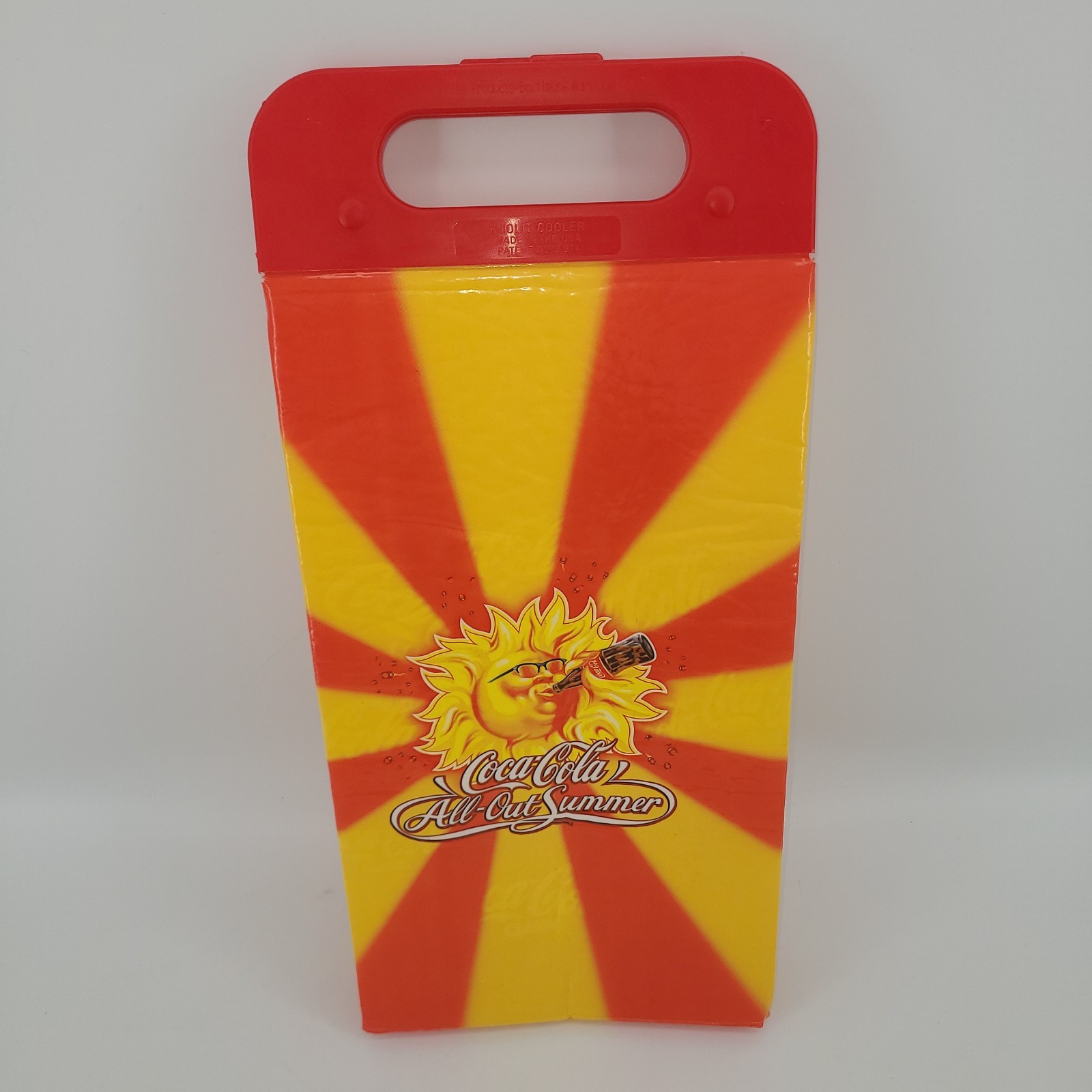 Vintage 1990s Coca-Cola All-Out Summer Koolit Collapsible Cooler Bag