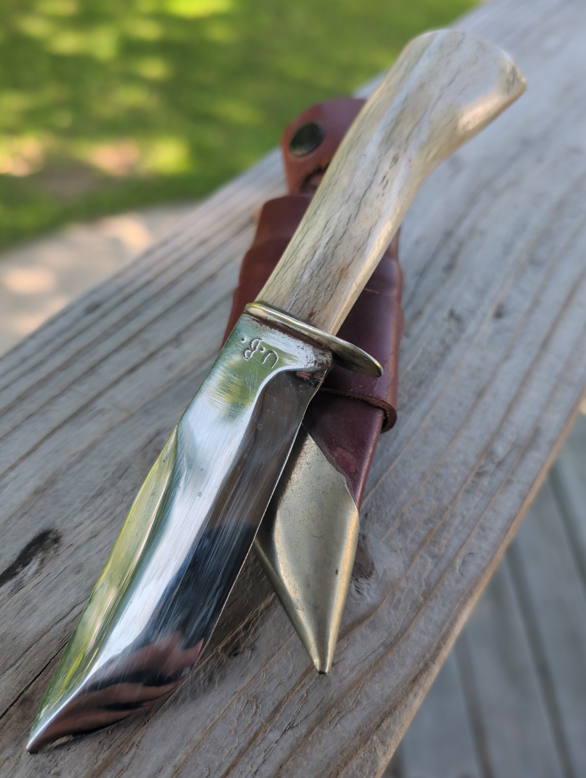 Himalayan Imports Nepal Custom EDC Knife UB Kami LB Bone Tanto Harpoon Sheath 8\ Himalayan Imports Nepal Custom EDC Knife UB Kami LB Bone Tanto Harpoon Sheath 8\