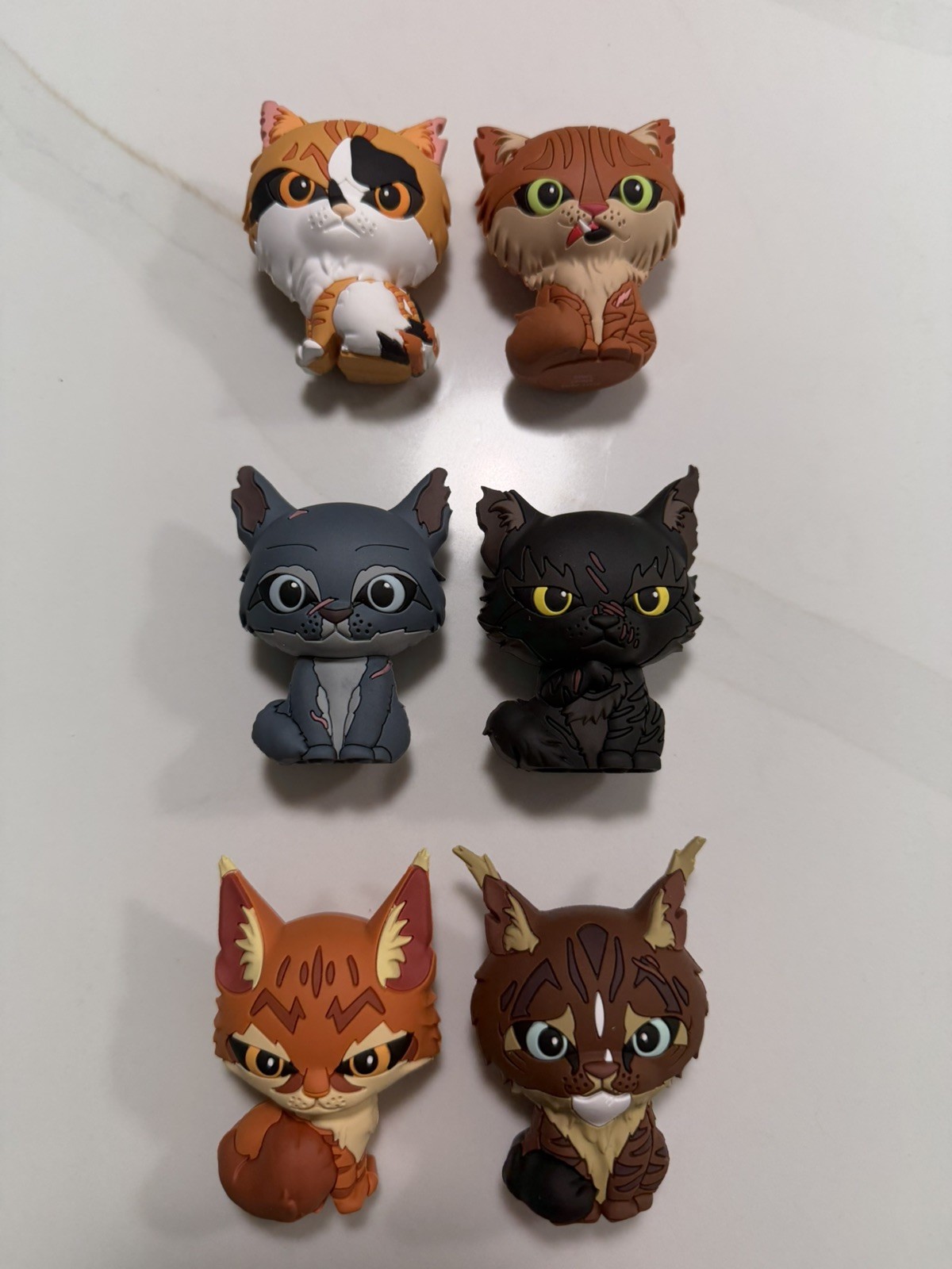 Warrior cats Cat Figurines Lot of 20 Plastic Mini Figures Warrior cats Cat Figurines Lot of 20 Plastic Mini Figures