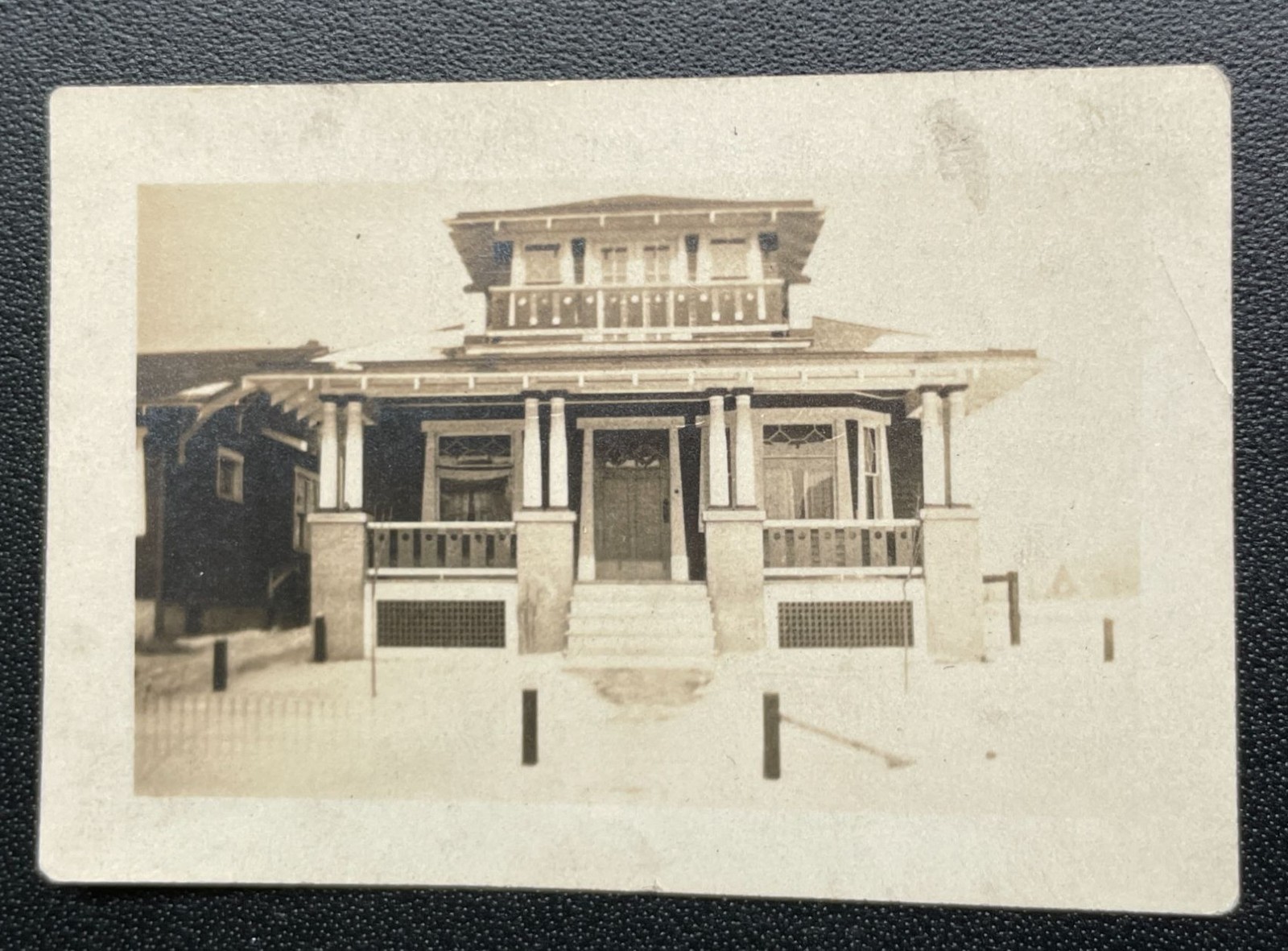 VTG c1915 Craftsman Bungalow Airplane Style Architecture Residential Snapshot Ph