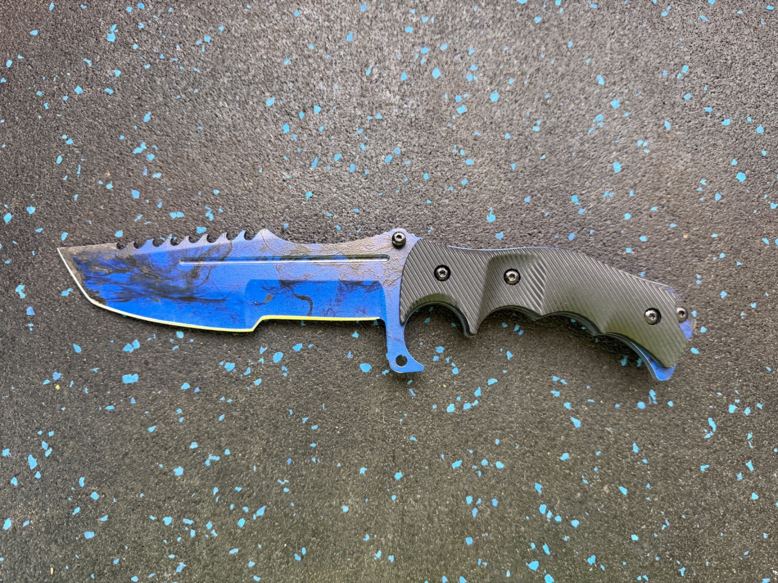2017 Huntsman Knife Physical Replica from The Video Game Counter-Strike 2 CS:GO
