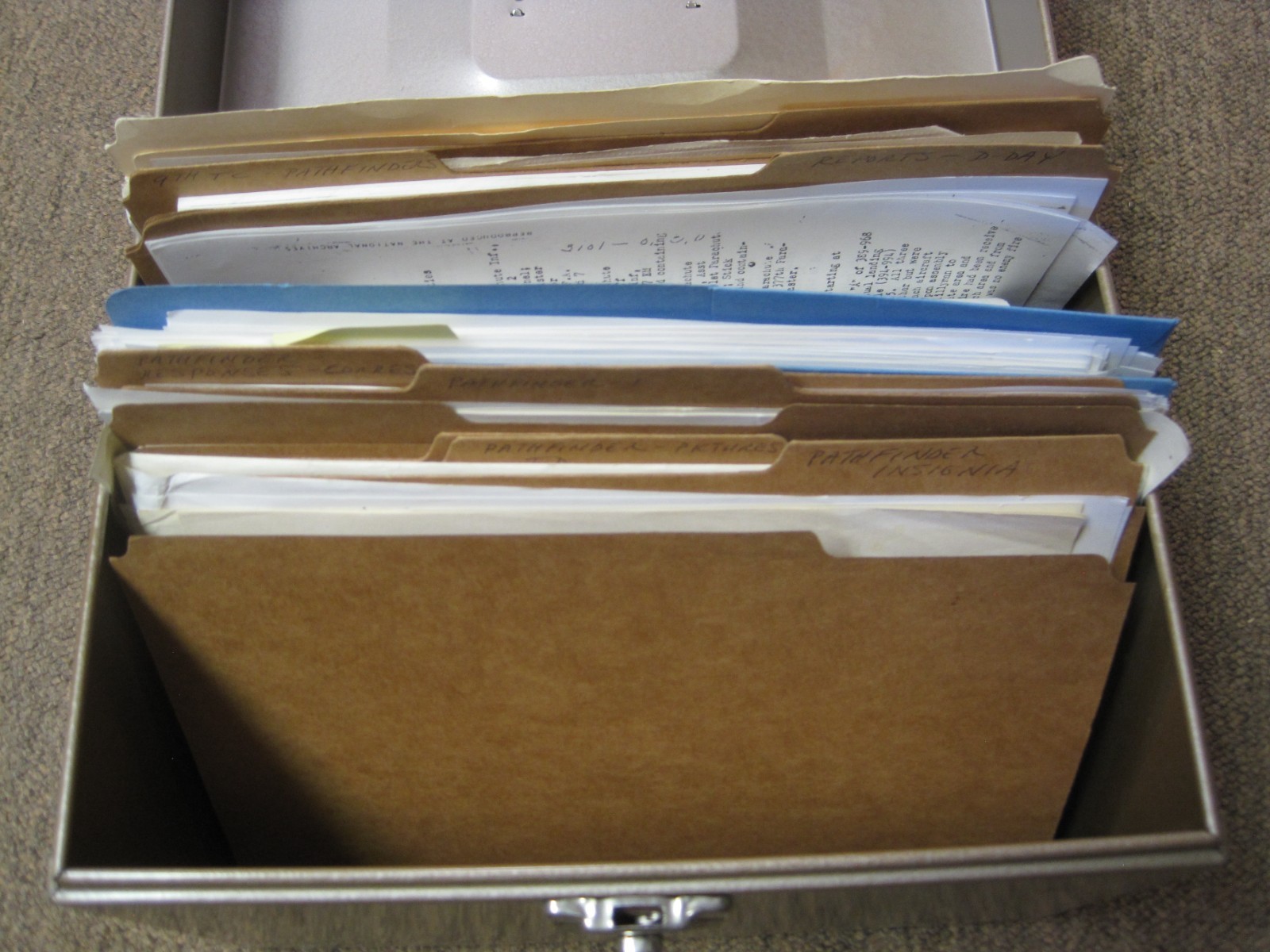 Large lot of research on WWII U.S. Pathfinder Operations Large lot of research on WWII U.S. Pathfinder Operations