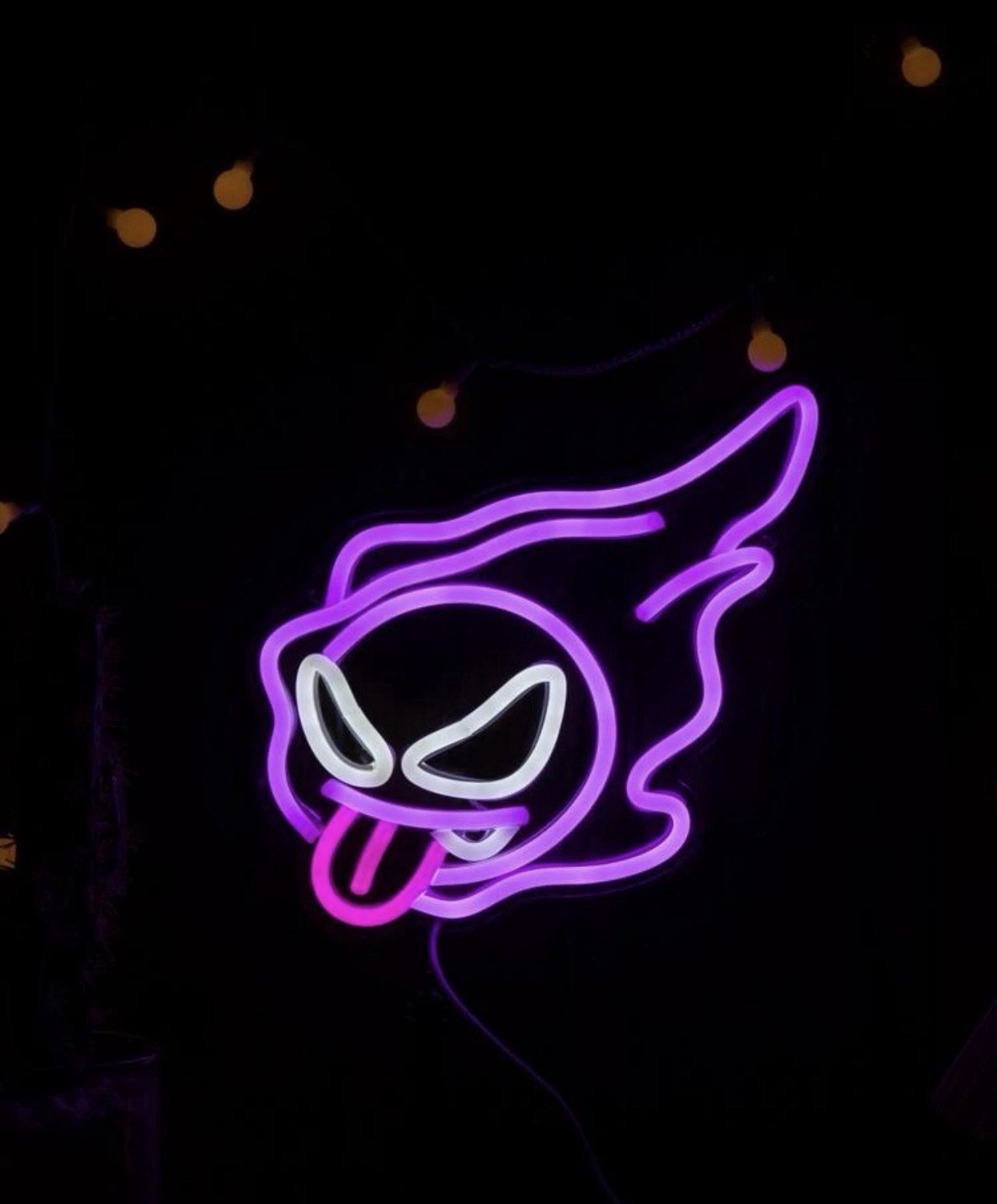 Gastly Neón Light Led Pokémon Card Gastly Neón Light Led Pokémon Card