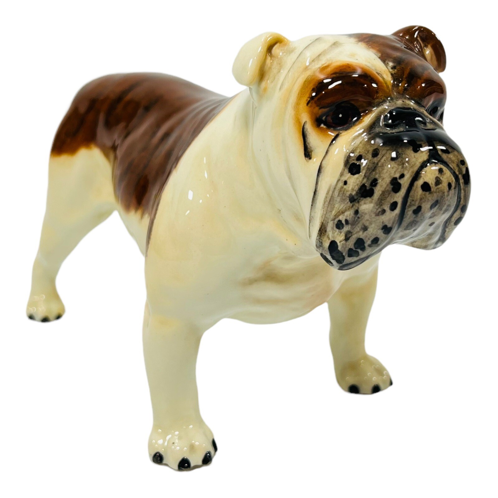 Rare Beswick Champion Basford British Bulldog Standing Figurine 5.5