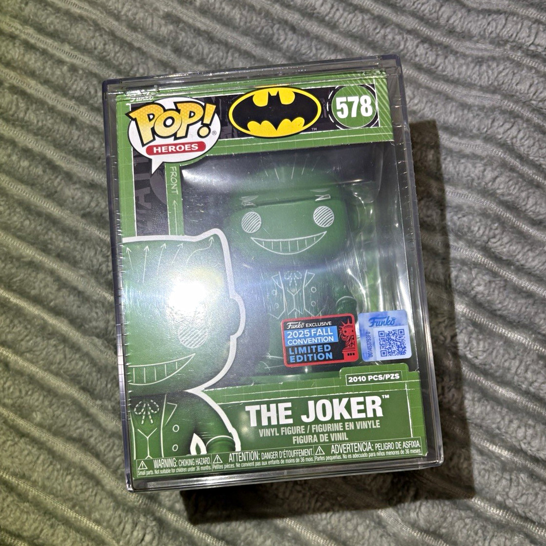Funko Pop Heroes DC Batman The Joker Green #578 2025 Fall Con LE 2010 PCS