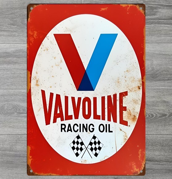 Valvoline Racing Oil 8 x 12 Retro Novelty Metal Sign New Shrink-wrapped Valvoline Racing Oil 8 x 12 Retro Novelty Metal Sign New Shrink-wrapped