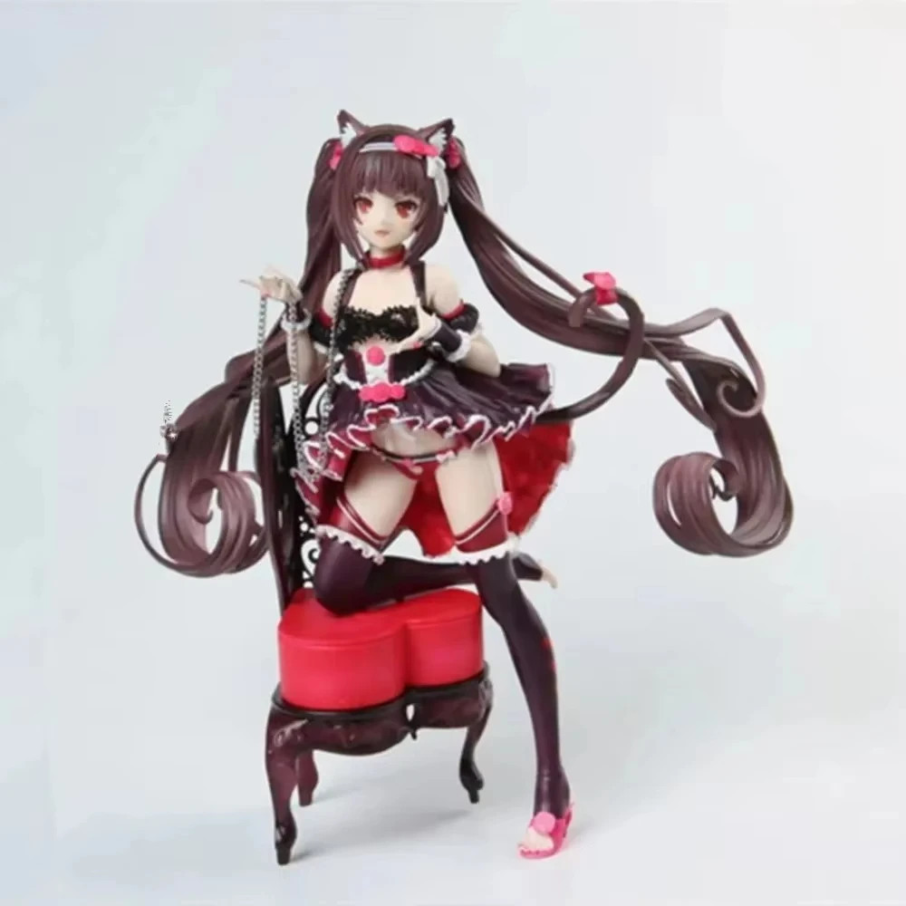 24cm Nekopara Chocolat Vanilla Anime Figure PVC Statue Model Desk Decor Toy Gift 24cm Nekopara Chocolat Vanilla Anime Figure PVC Statue Model Desk Decor Toy Gift