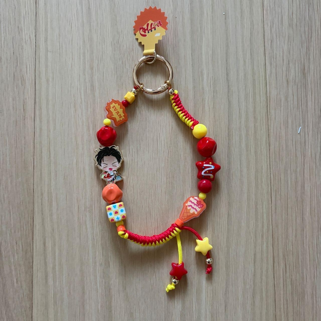 NEW Official Alien Stage 4th Anniversary Roller Star Phone Strap Keychain Ivan