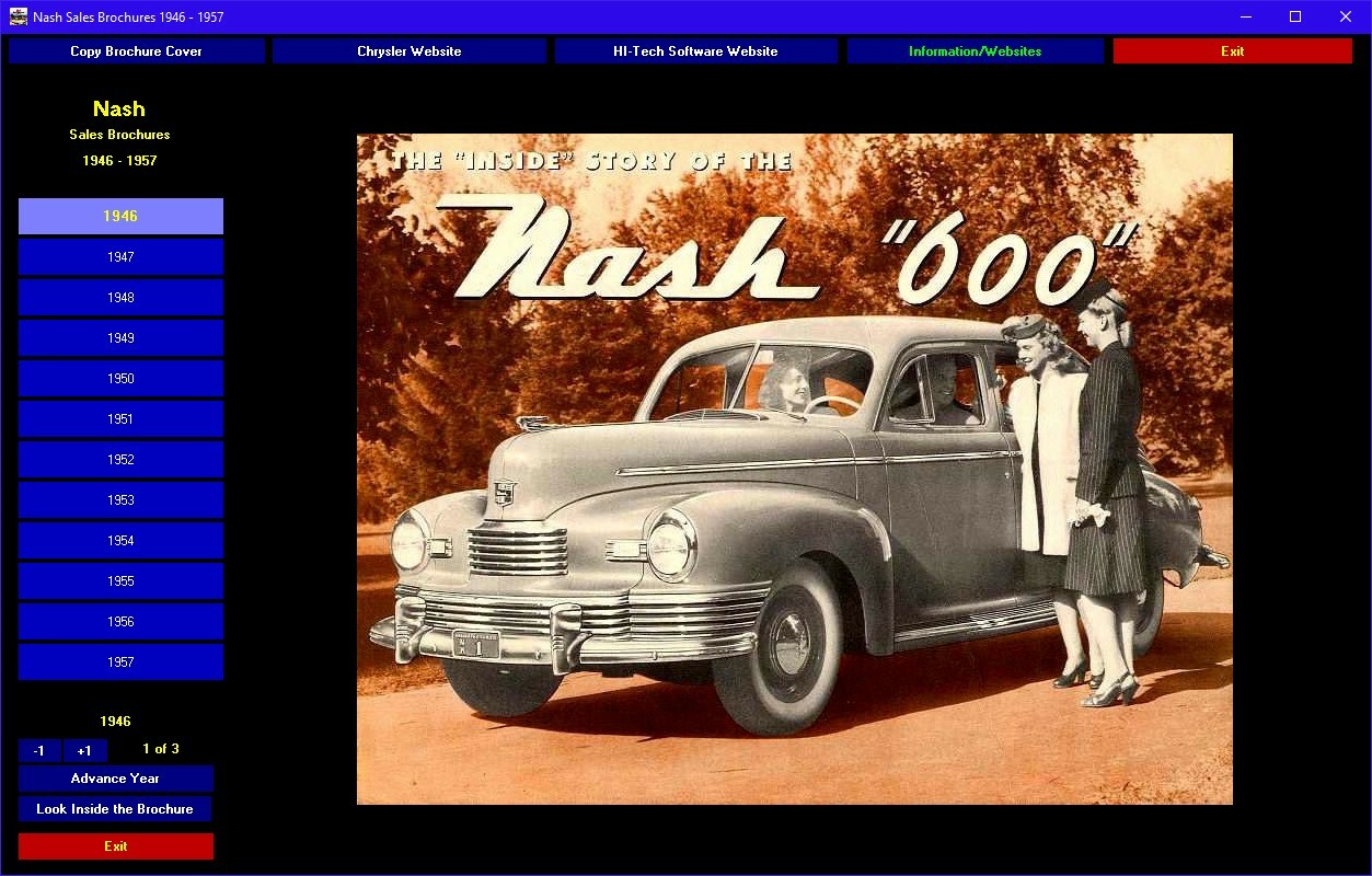 Nash Sales Brochures 1946 - 1957  digital collection