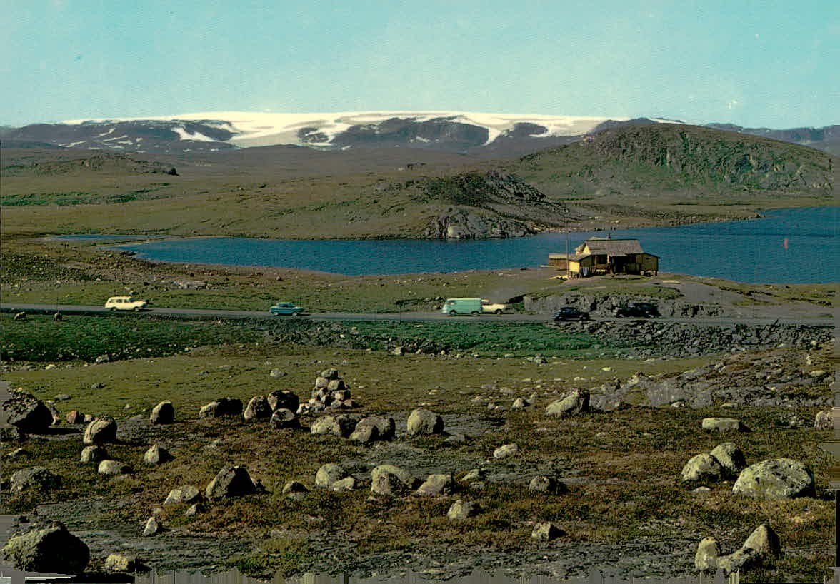 Hardangervidda Hardangerjokulen Glacier Norway Vintage Postcard Hardangervidda Hardangerjokulen Glacier Norway Vintage Postcard