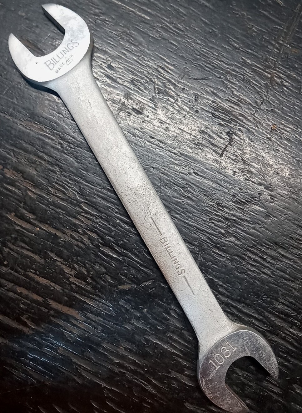 Vintage Billings Vitalloy 1031 Open End Wrench 7/8 and 25/32