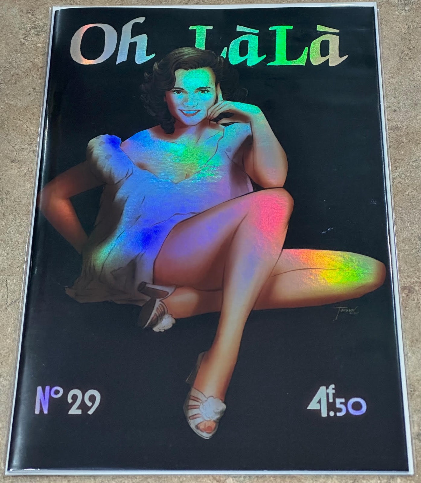 FAME: Michael J. Fox - Andrew Tarusov - Oh La La FOIL Variant - Dallas Fan Expo