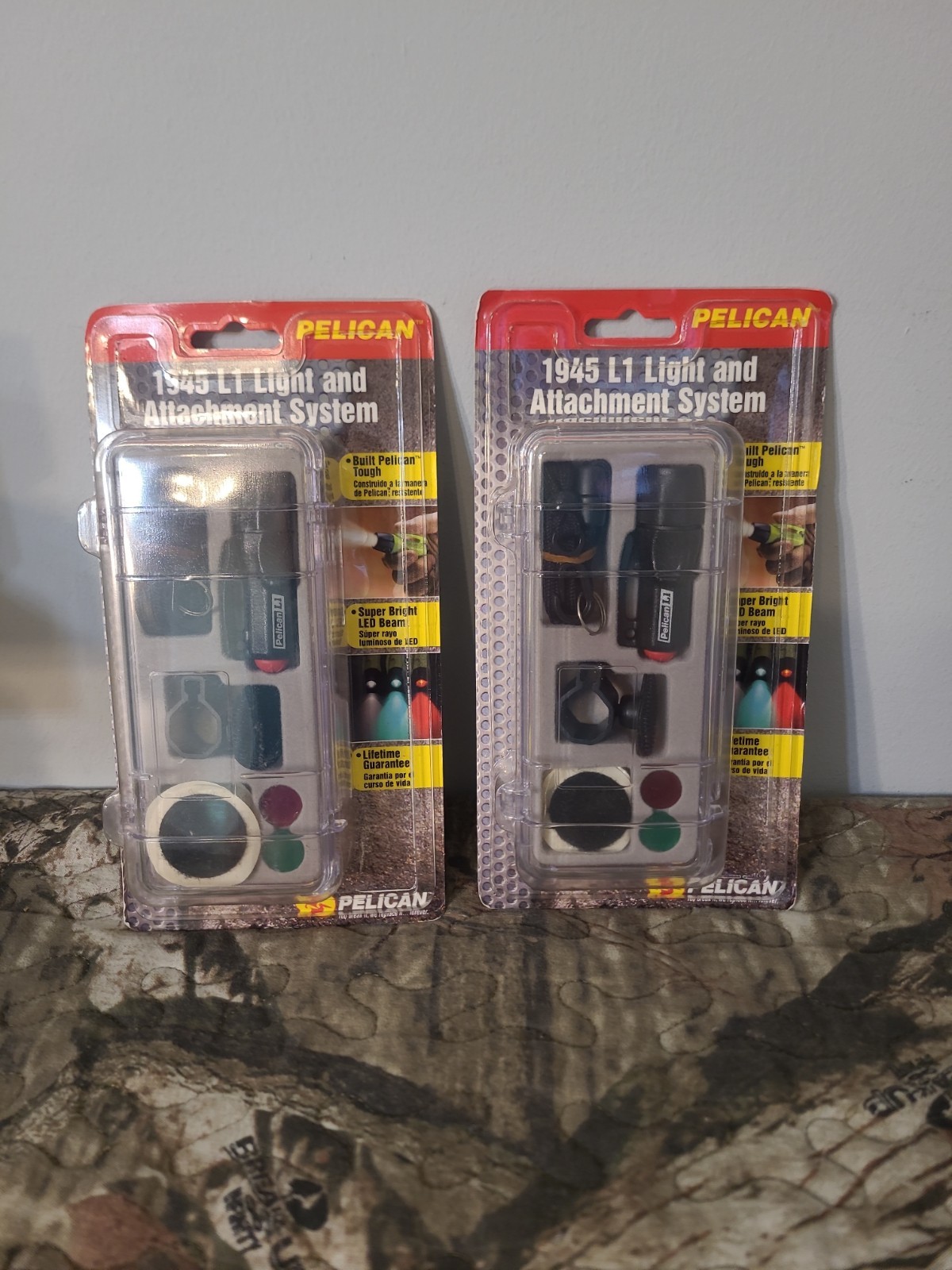 NOS Pelican 1945 L1 Light And Attachment System Super Bright LED Lot x2 *Read* NOS Pelican 1945 L1 Light And Attachment System Super Bright LED Lot x2 *Read*