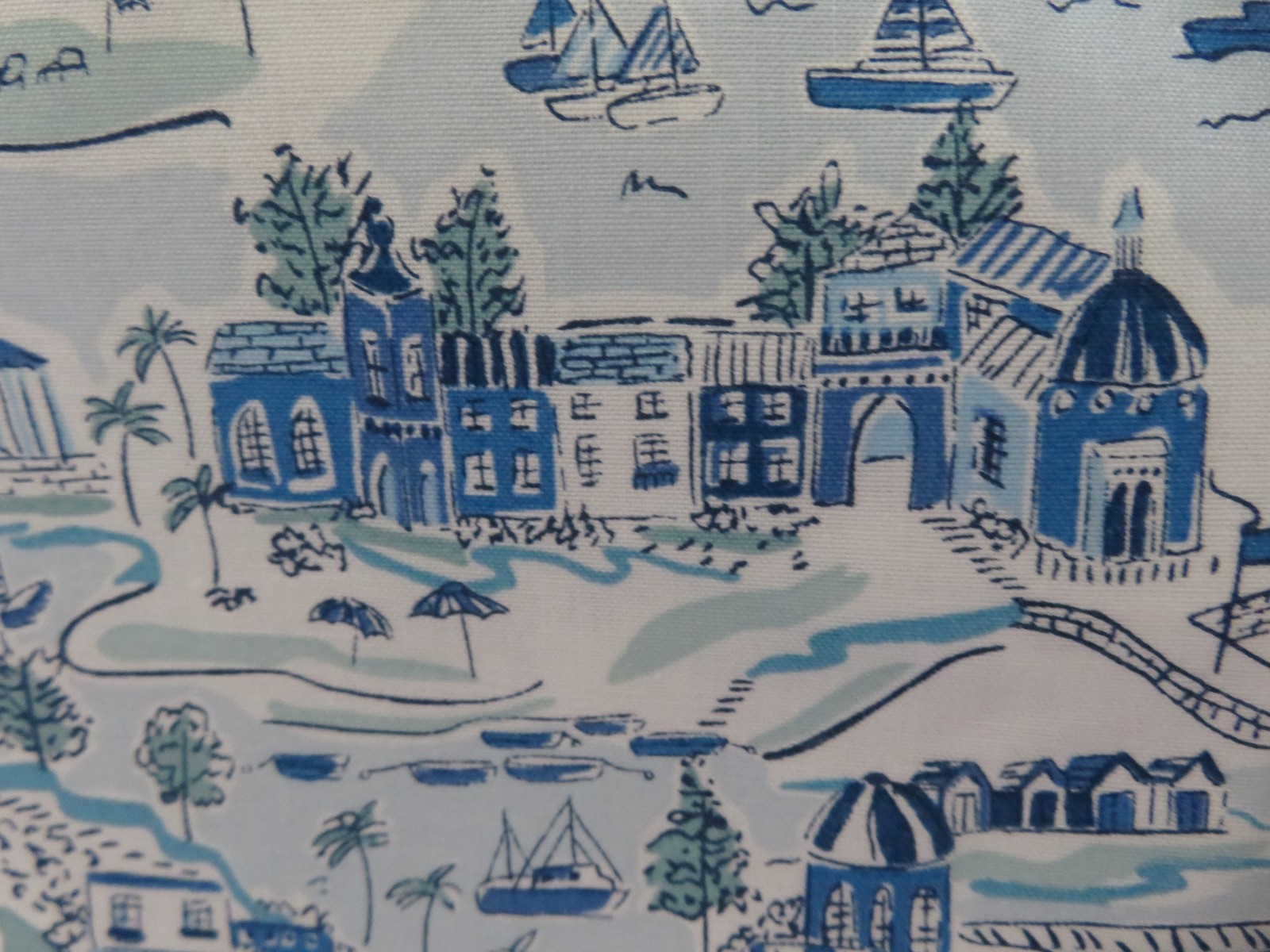 Vintage Discontinued The Riviera Collection Liberty Fabric Yardage Never Used