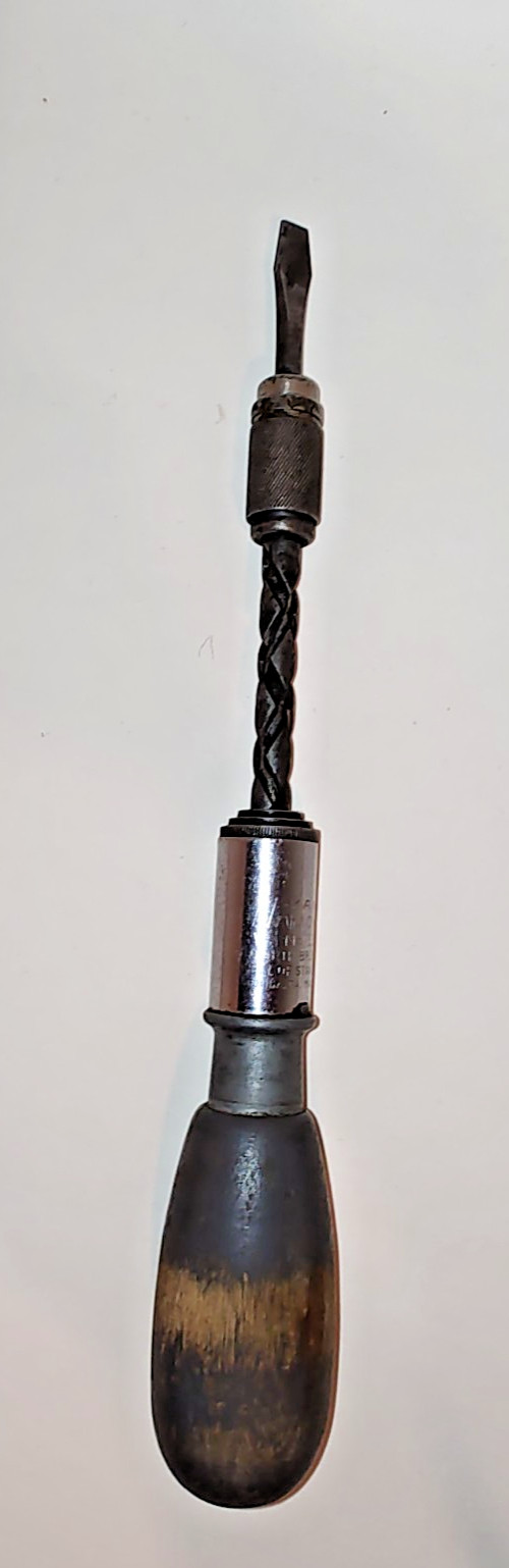 Vintage Yankee Handyman No. 133H Spiral Ratchet Screwdriver with 1 Bit, USA